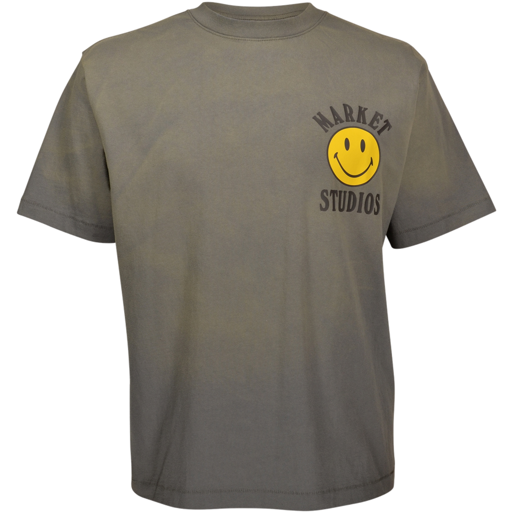 Market Men's Smiley Lockup Tee - GREY Thumbnail View 1