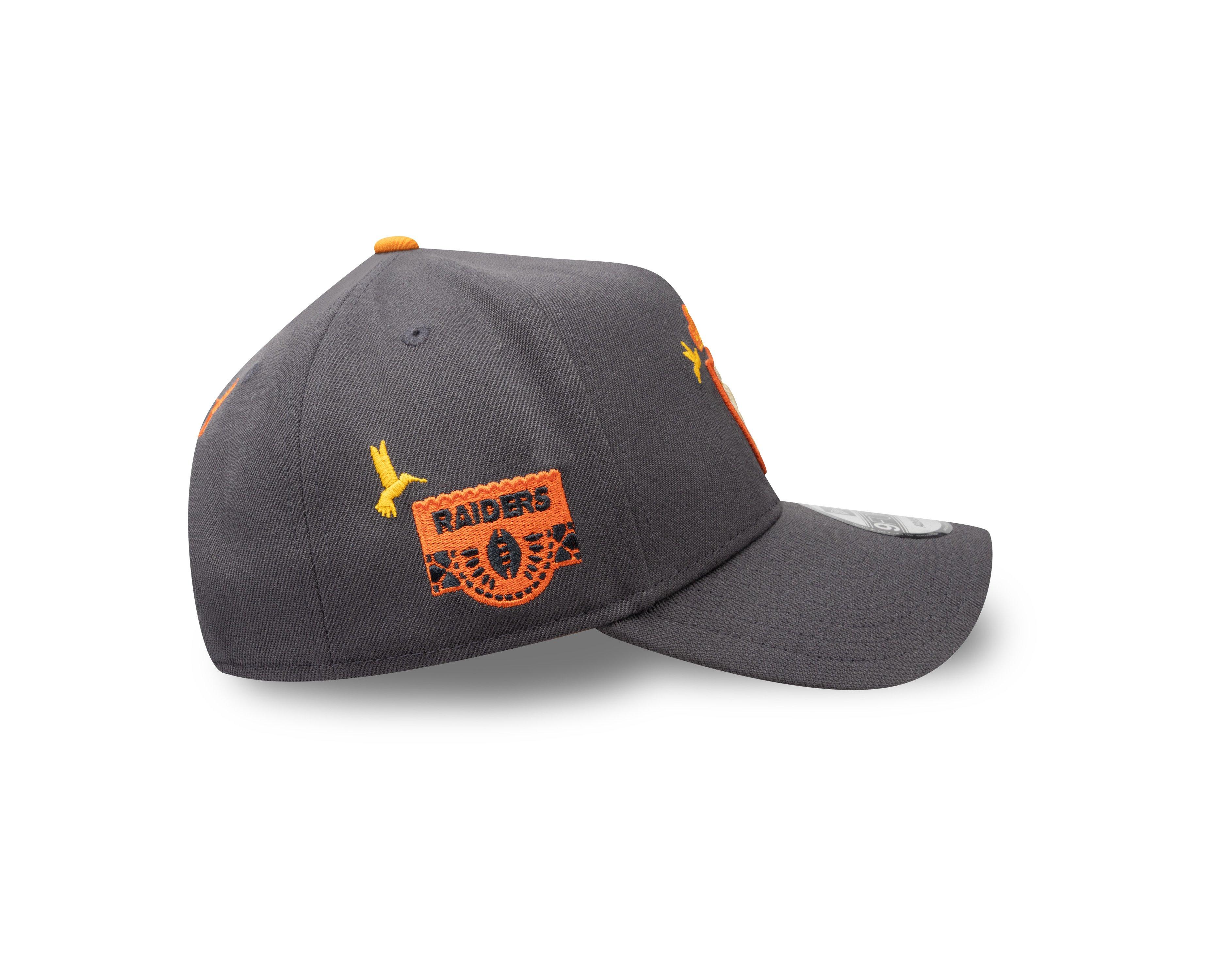 New Era Las Vegas Raiders 9FORTY Dia De Los Muertos Snapback Hat-Grey