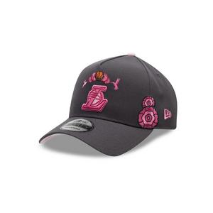 New Era Los Angeles Lakers 9FORTY Dia De Los Muertos Snapback Hat-Grey