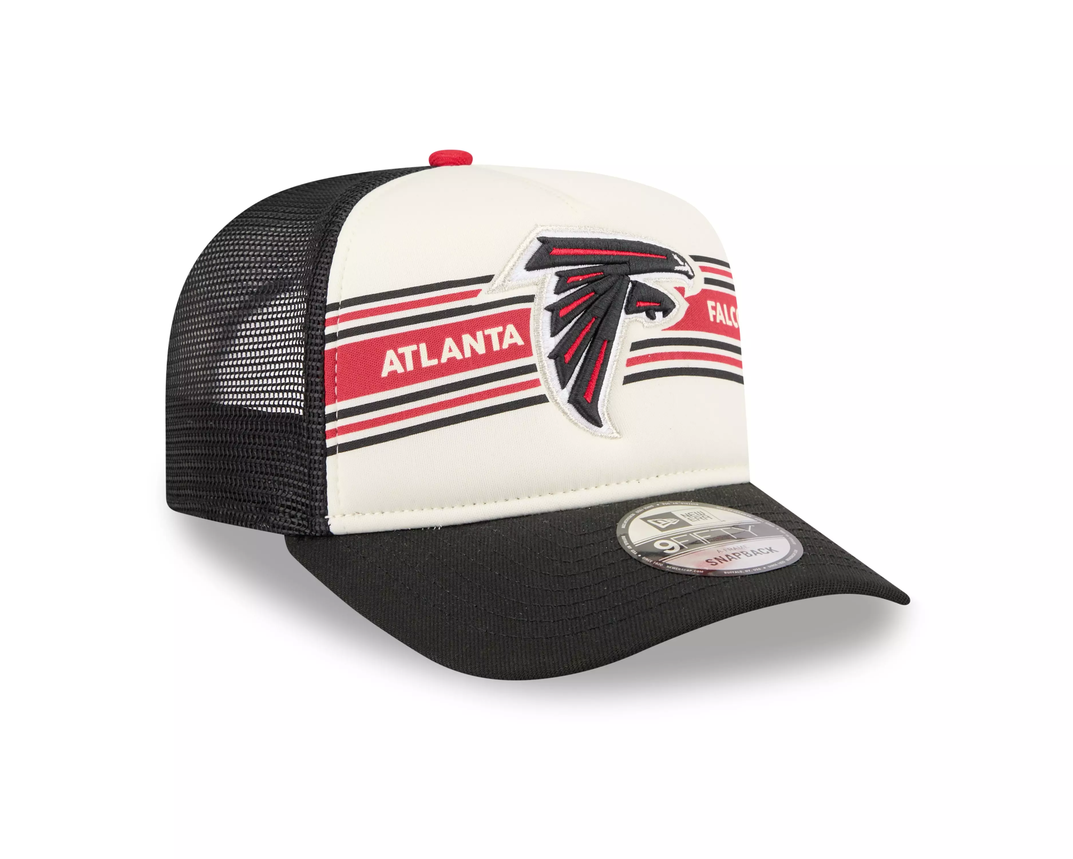 New Era Atlanta Falcons 9FIFTY Banner Snapback Hat-Black - BLACK