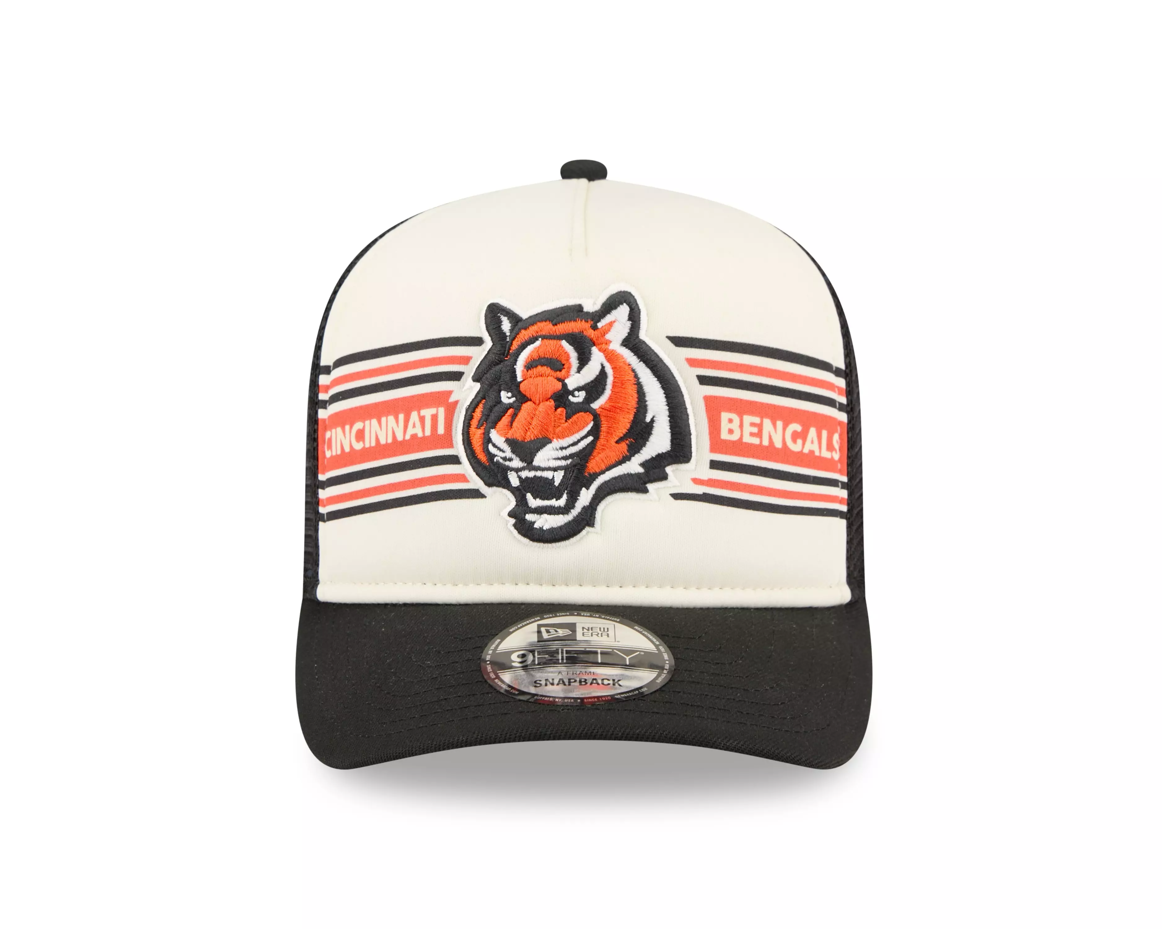 New Era Cincinnati Bengals 9FIFTY Banner Snapback Hat-Orange - ORANGE