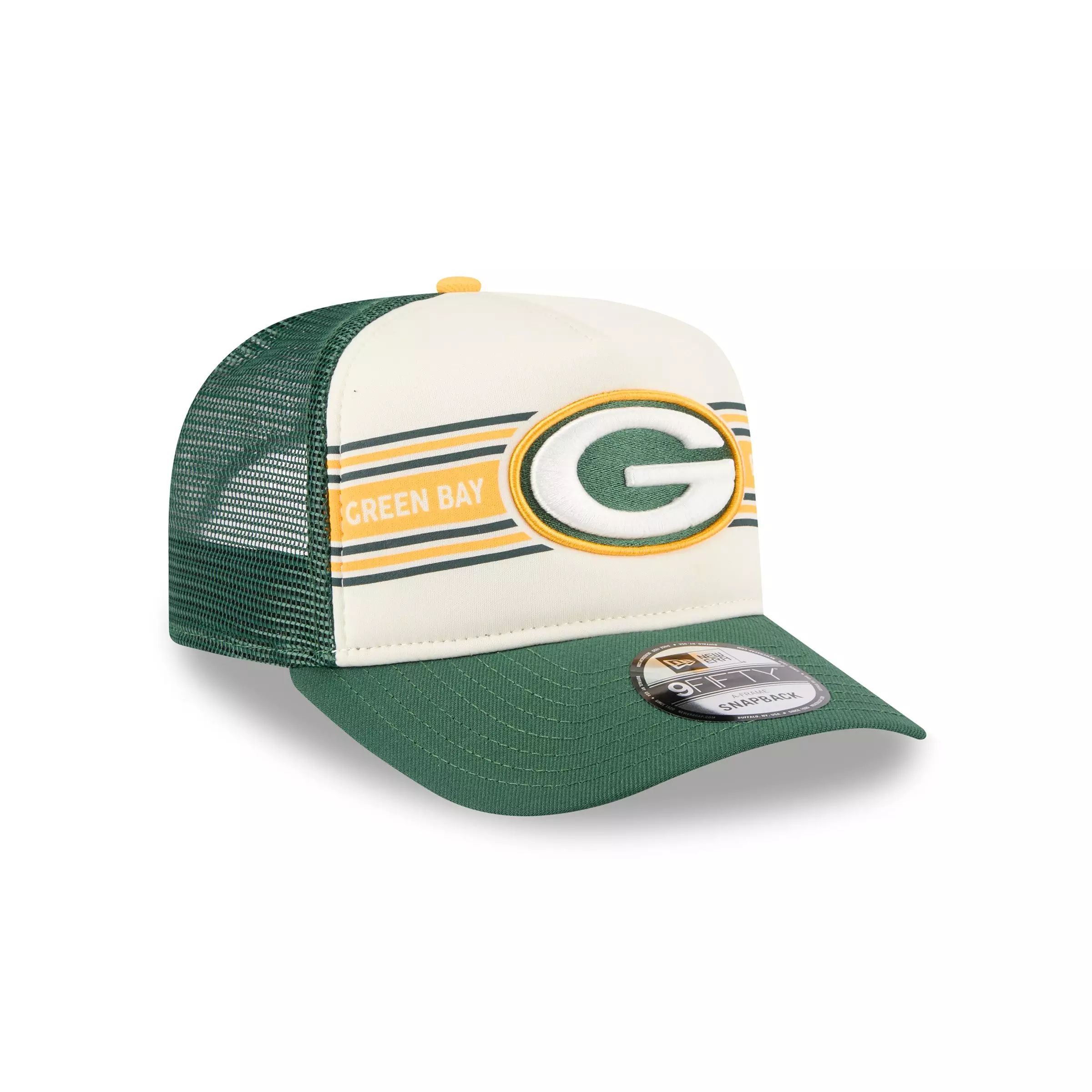 New Era Green Bay Packers 9FIFTY Banner Snapback Hat-Green - GREEN