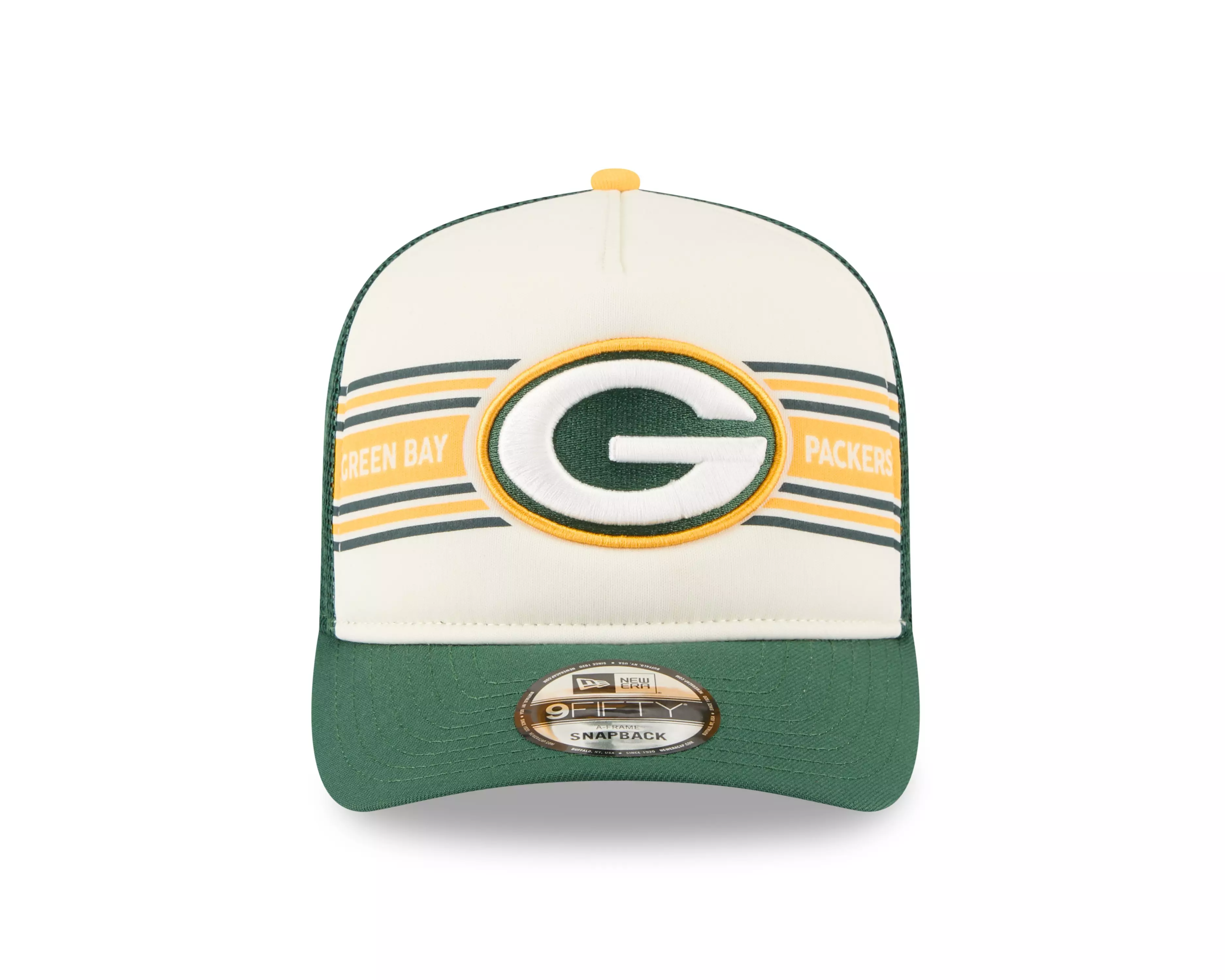 New Era Green Bay Packers 9FIFTY Banner Snapback Hat-Green - GREEN