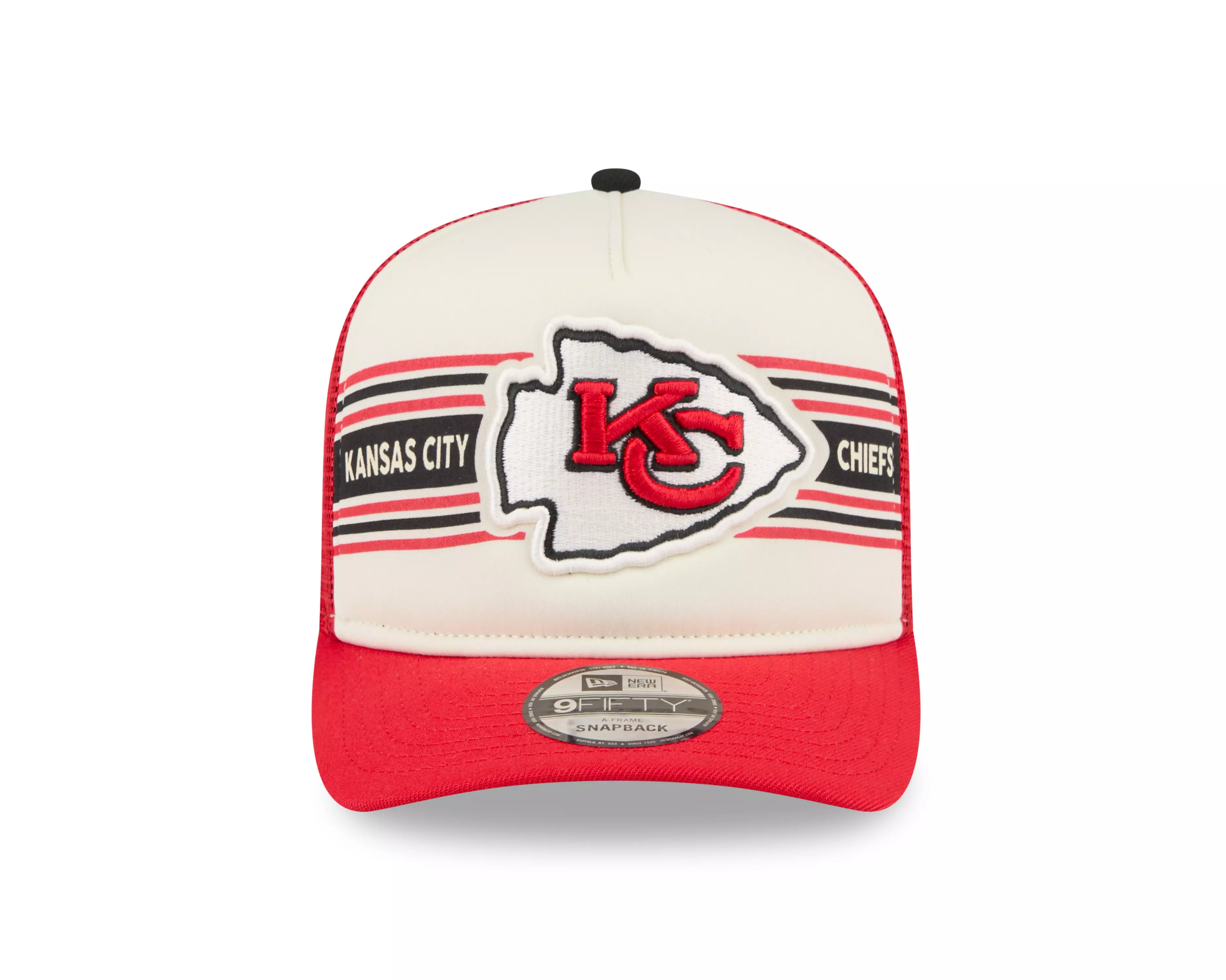 New Era Kansas City Chiefs 9FIFTY Banner Snapback Hat-Red - RED