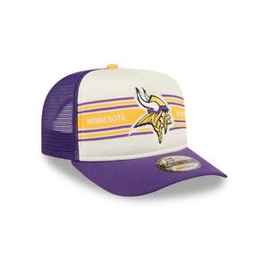 New Era Minnesota Vikings 9FIFTY Banner Snapback Hat-Purple