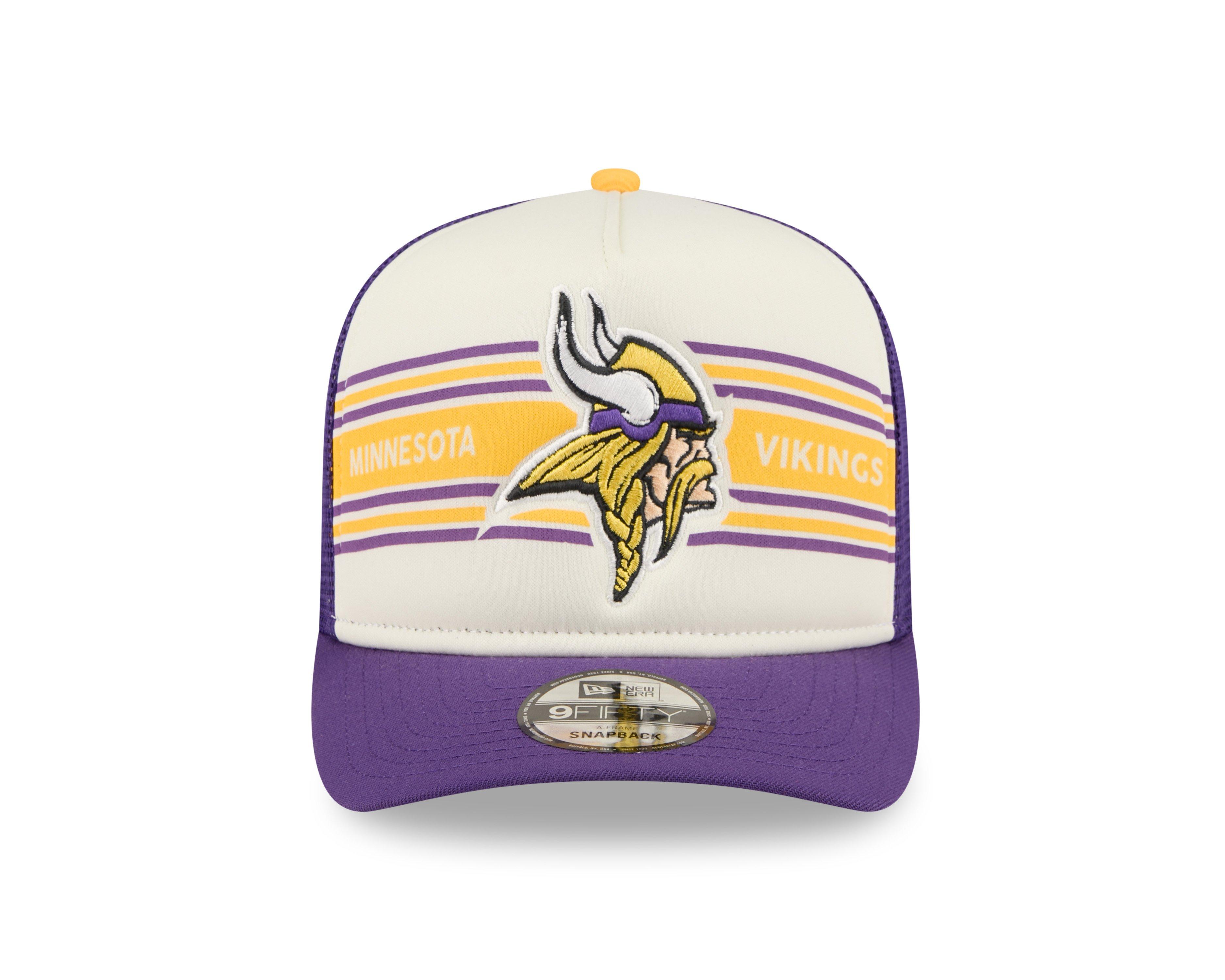New Era Minnesota Vikings 9FIFTY Banner Purple Snapback Hat