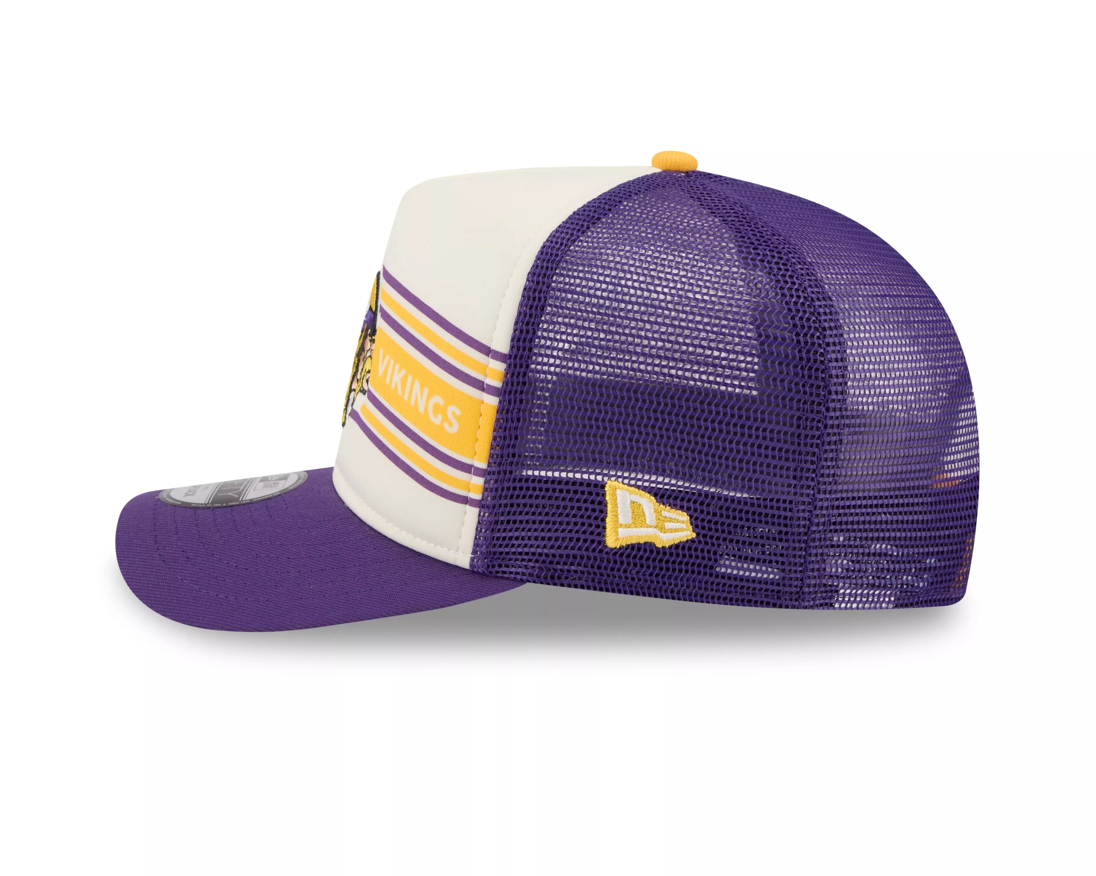 New Era Minnesota Vikings 9FIFTY Banner Snapback Hat-Purple - PURPLE