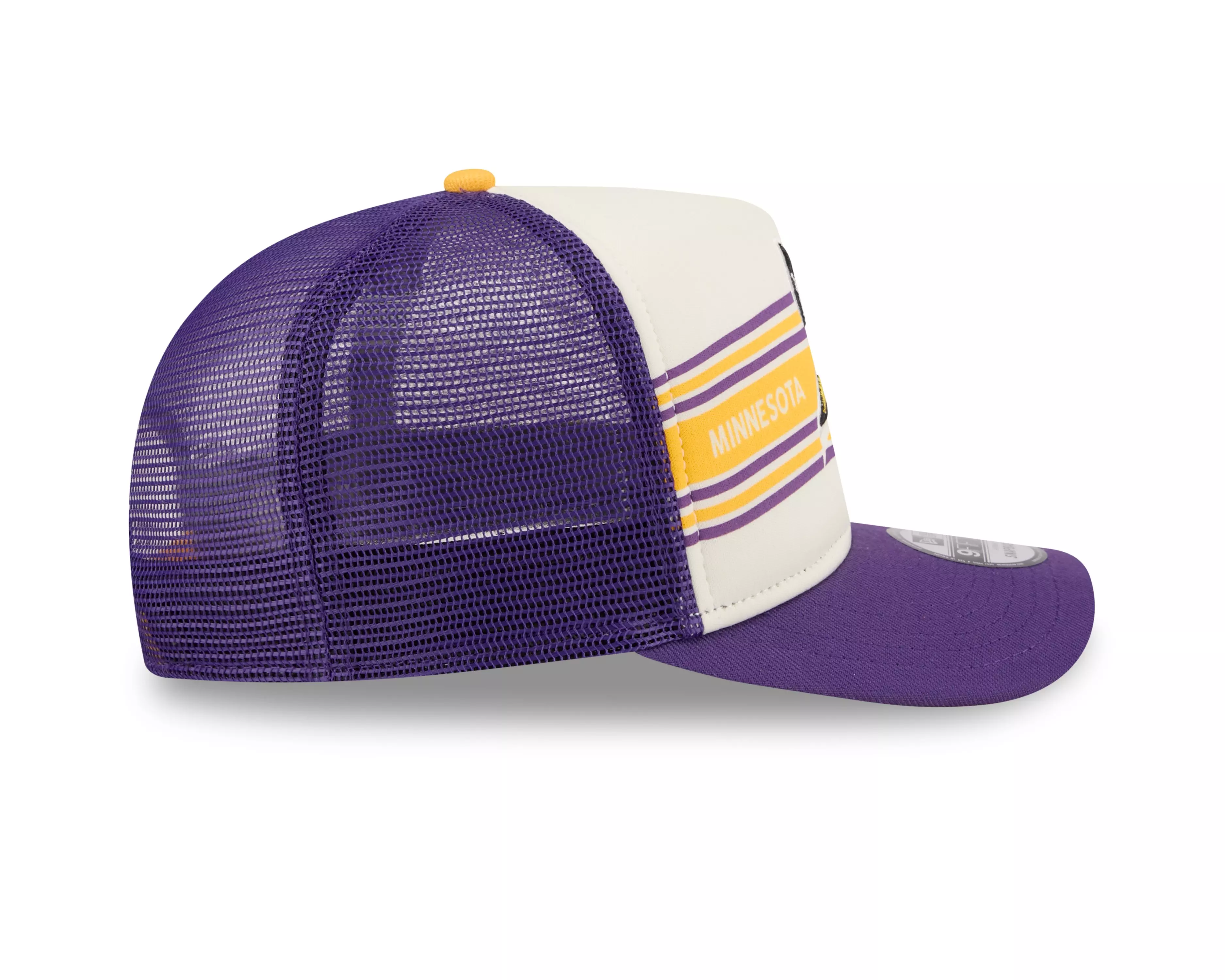 New Era Minnesota Vikings 9FIFTY Banner Snapback Hat-Purple - PURPLE