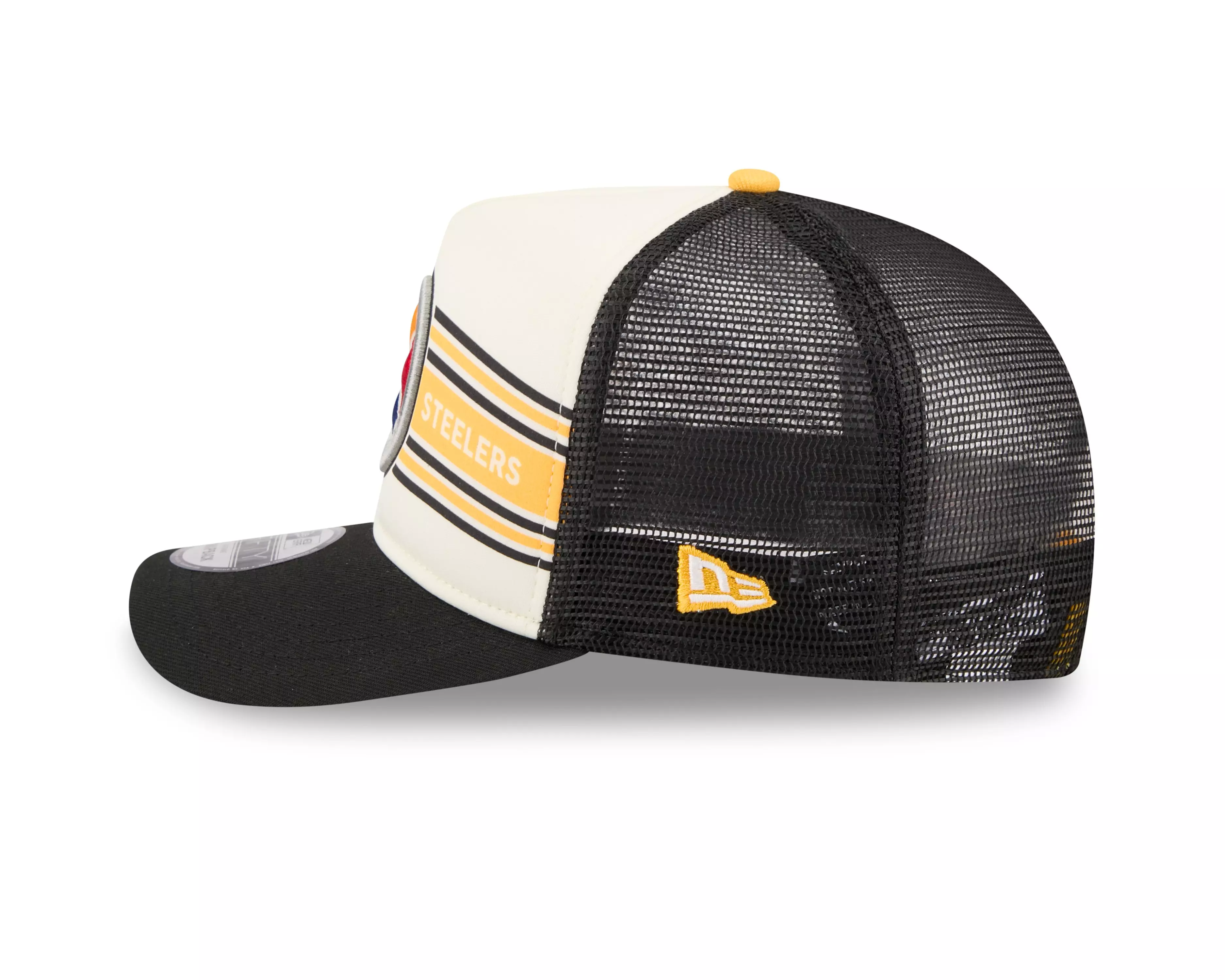 New Era Pittsburgh Steelers 9FIFTY Banner Snapback Hat-Black - BLACK