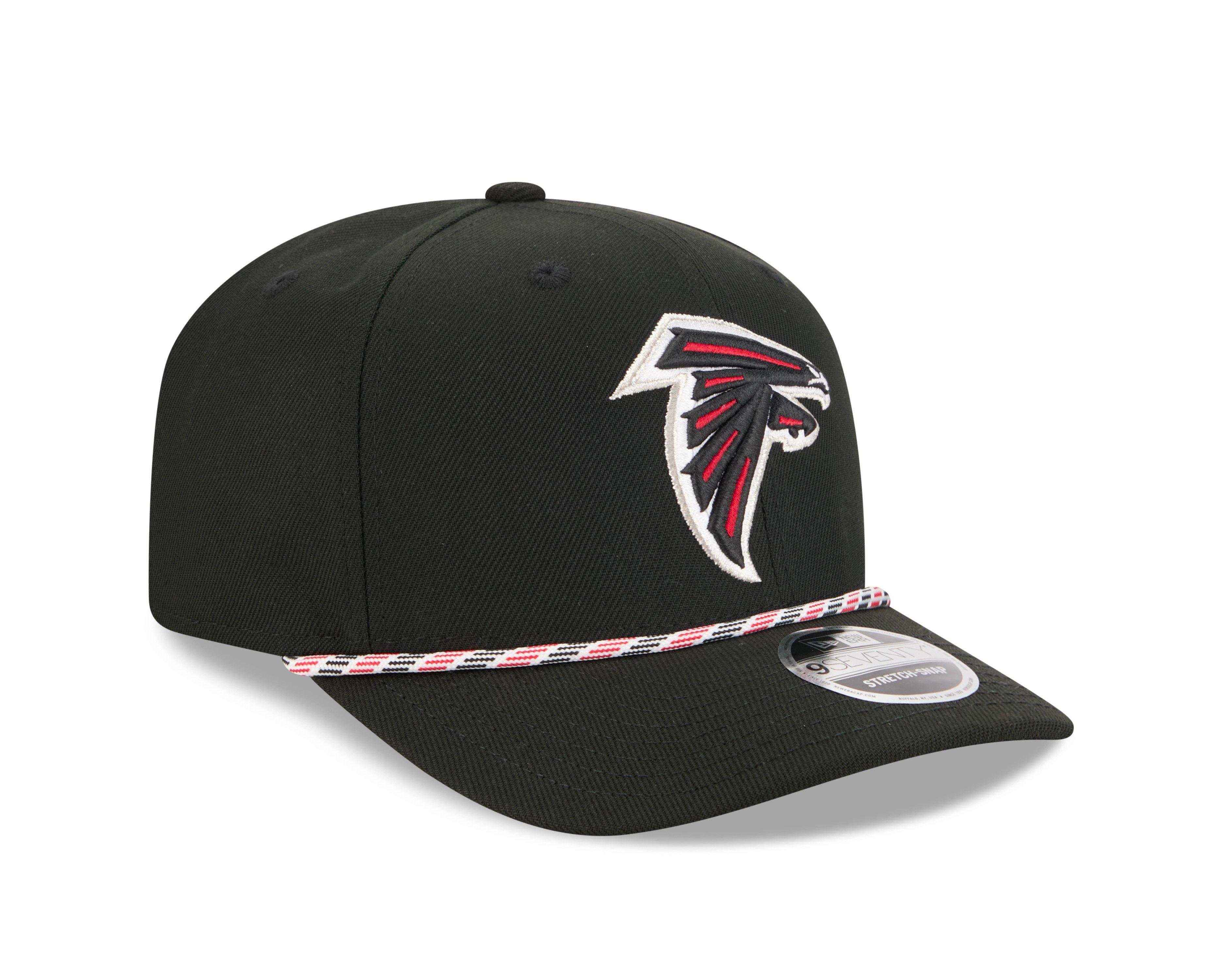 New Era Atlanta Falcons 9SEVENTY Rope Stretch Black Snapback Hat