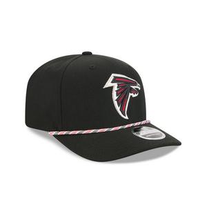 New Era Atlanta Falcons 9SEVENTY Rope Stretch Snapback Hat-Black