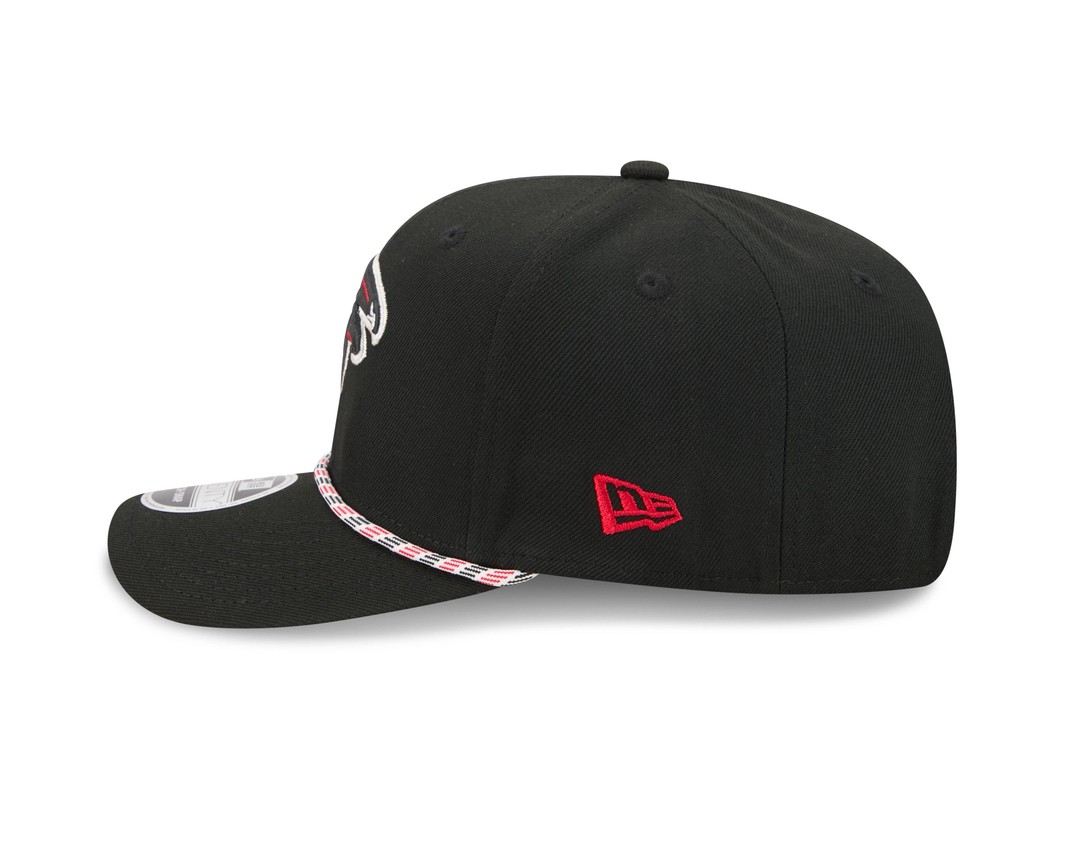 New Era Atlanta Falcons 9SEVENTY Rope Stretch Black Snapback Hat