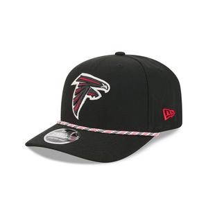 New Era Atlanta Falcons 9SEVENTY Rope Stretch Snapback Hat-Black