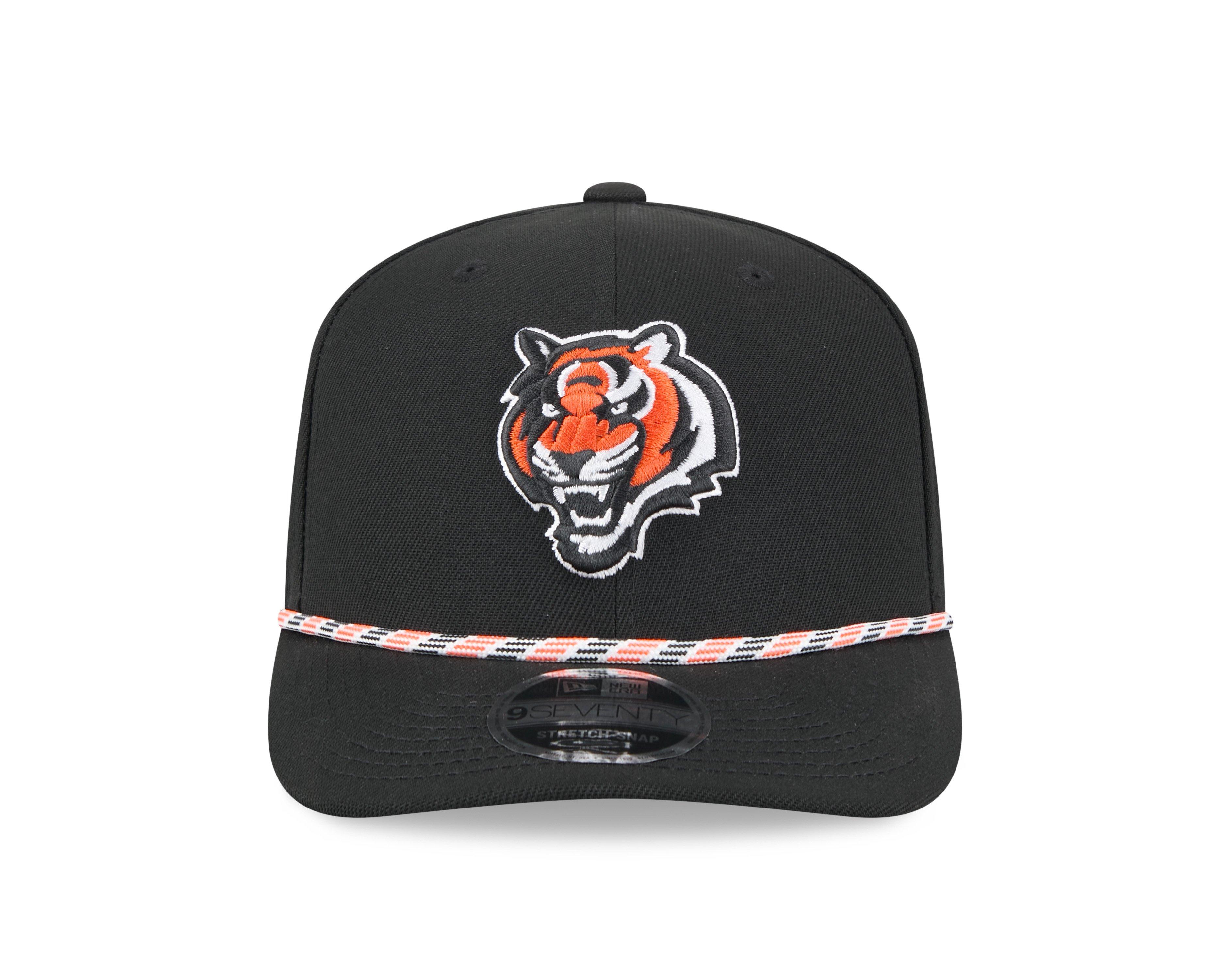 New Era Cincinnati Bengals 9SEVENTY Rope Stretch Snapback Hat-Black