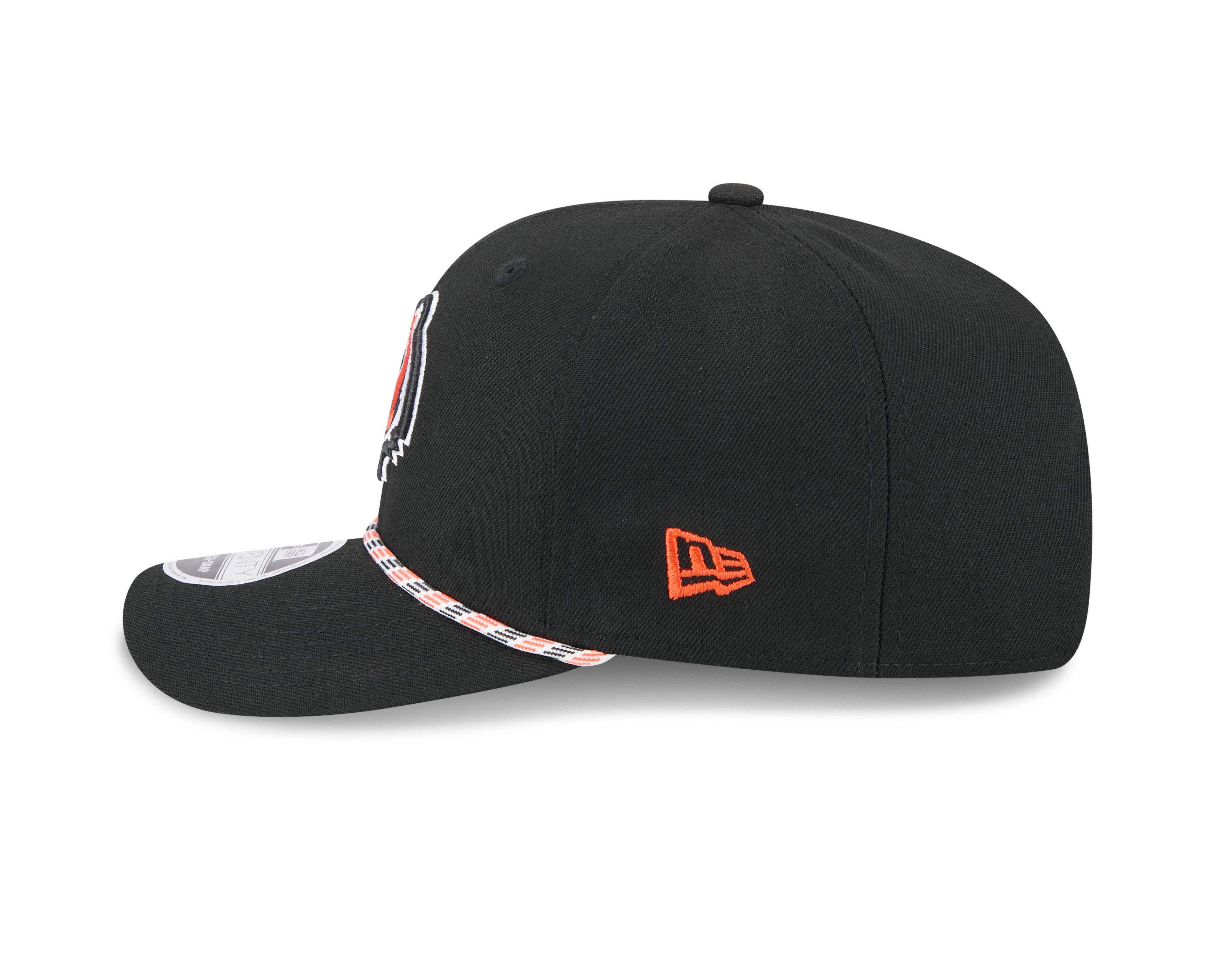 New Era Cincinnati Bengals 9SEVENTY Rope Stretch Snapback Hat-Black