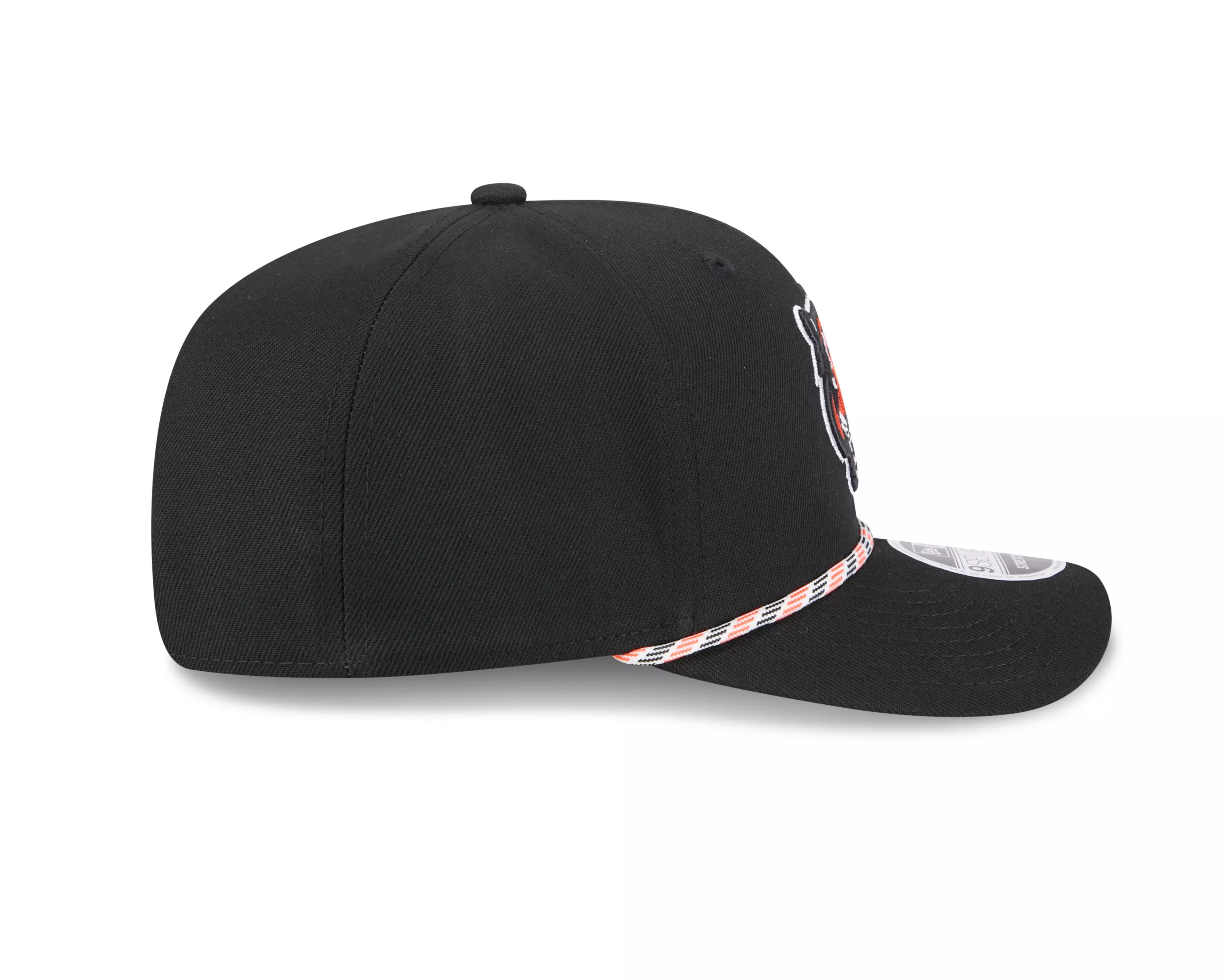New Era Cincinnati Bengals 9SEVENTY Rope Stretch Snapback Hat-Black - BLACK
