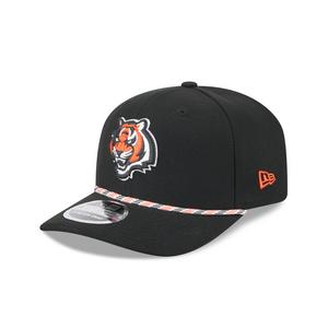 New Era Cincinnati Bengals 9SEVENTY Rope Stretch Snapback Hat-Black