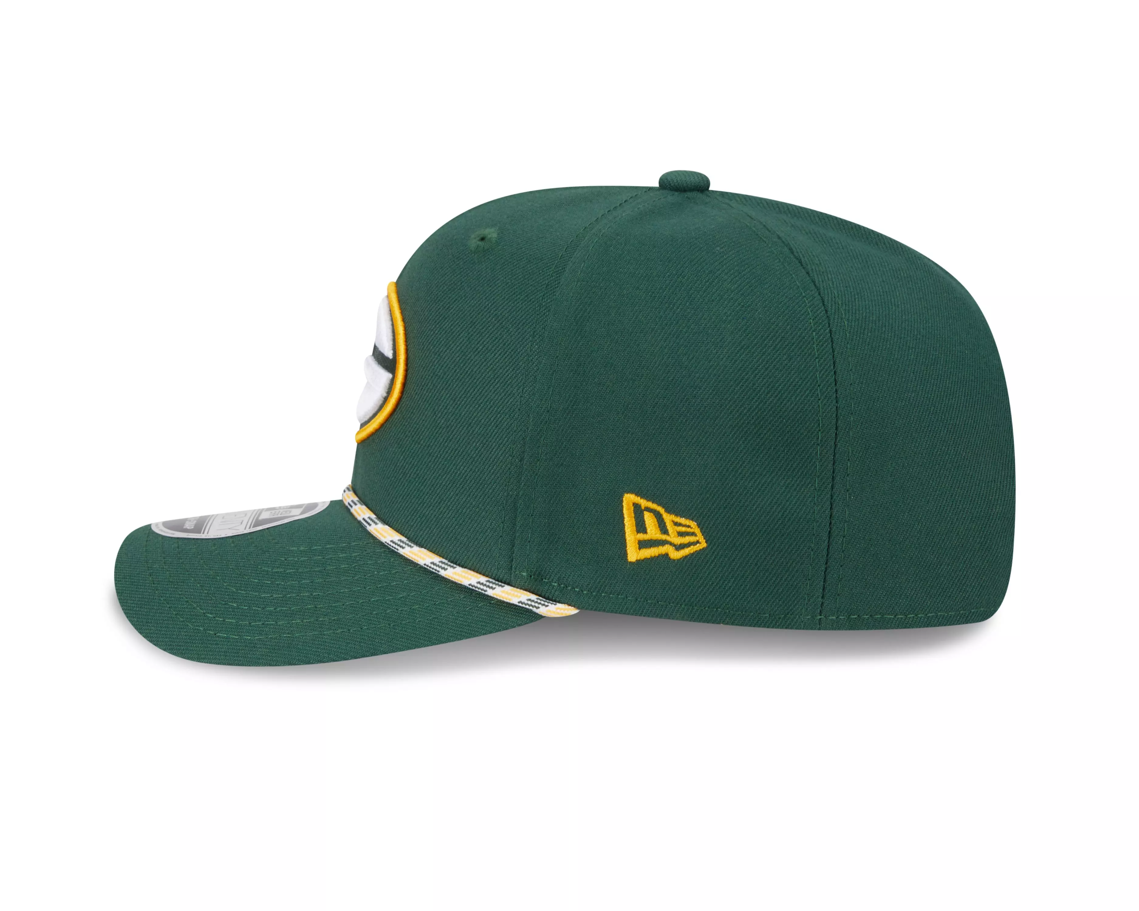 New Era Green Bay Packers 9SEVENTY Rope Stretch Snapback Hat-Green - GREEN