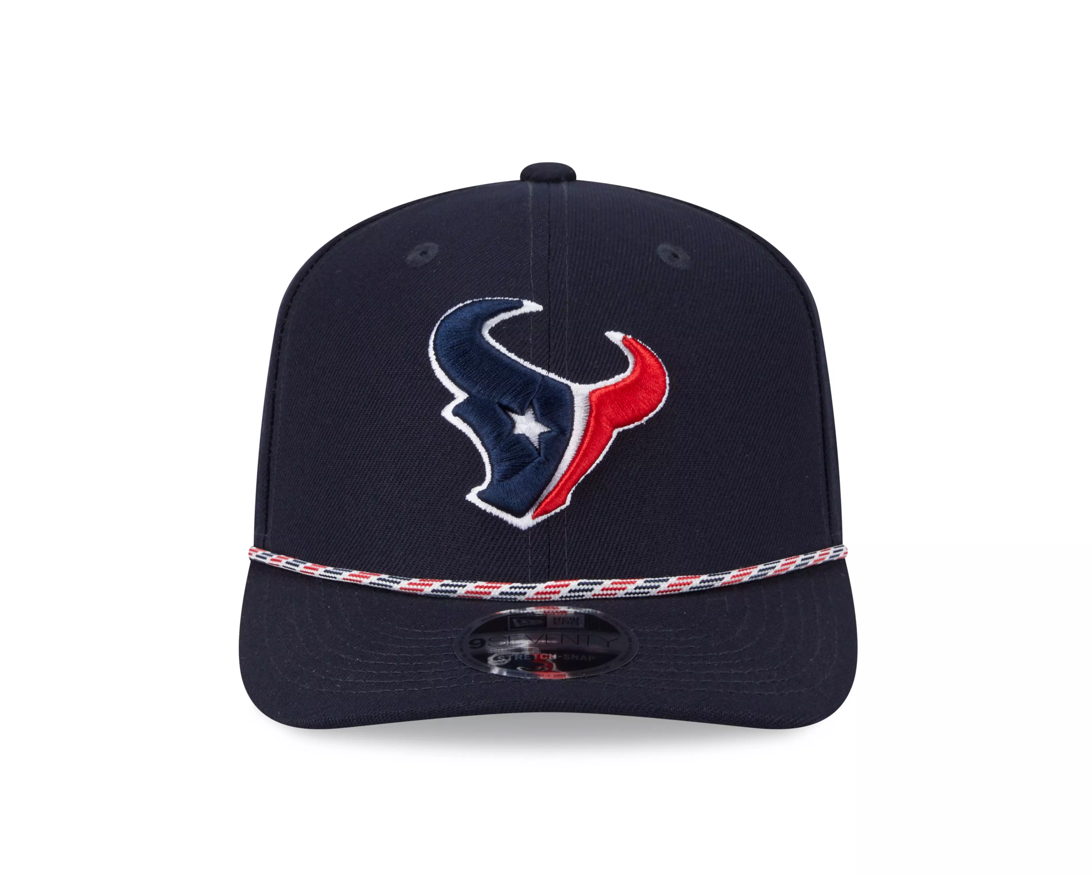 New Era Houston Texans 9SEVENTY Rope Stretch Snapback Hat-Navy - NAVY
