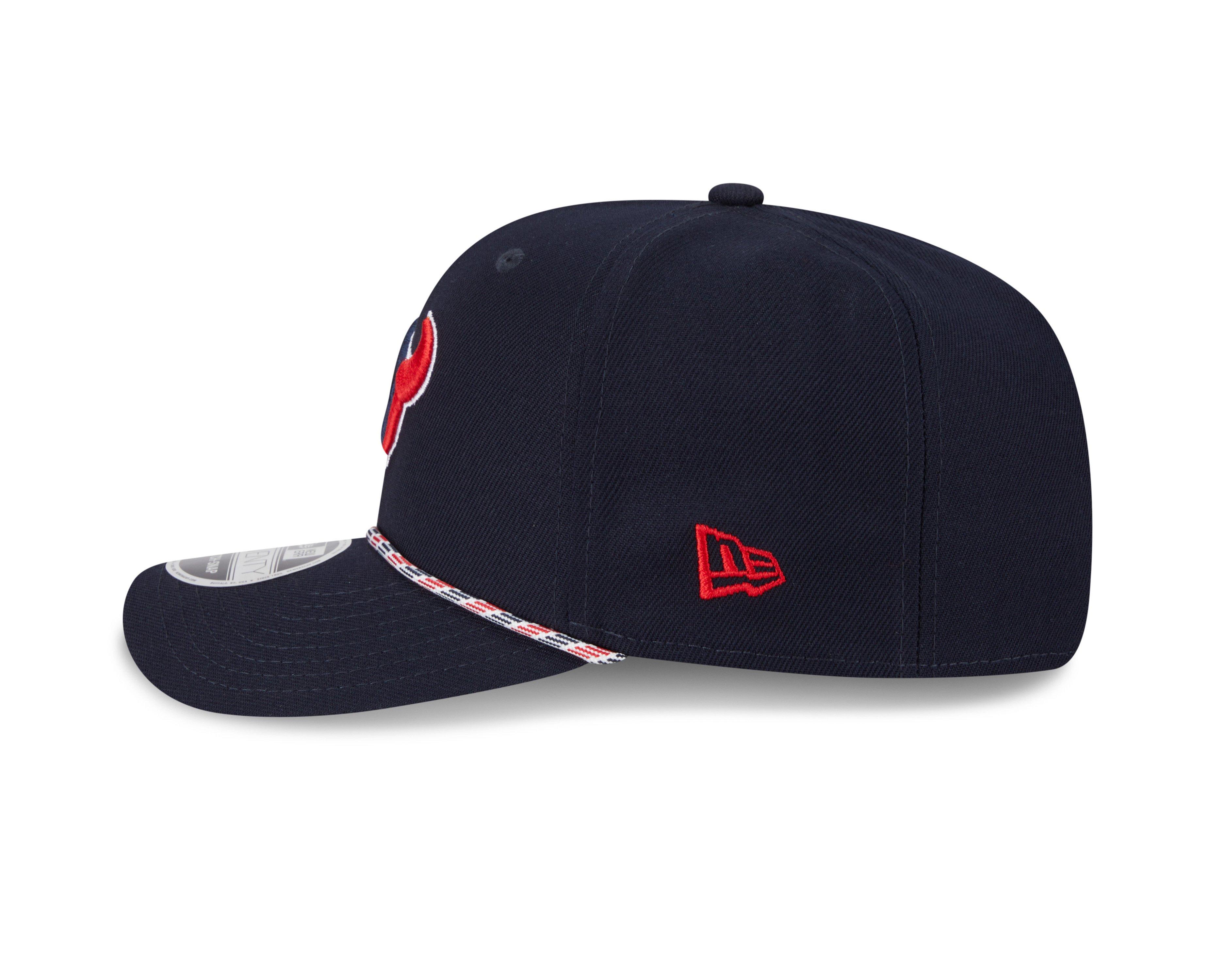 New Era Houston Texans 9SEVENTY Rope Stretch Snapback Hat-Navy