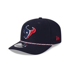 New Era Houston Texans 9SEVENTY Rope Stretch Snapback Hat-Navy