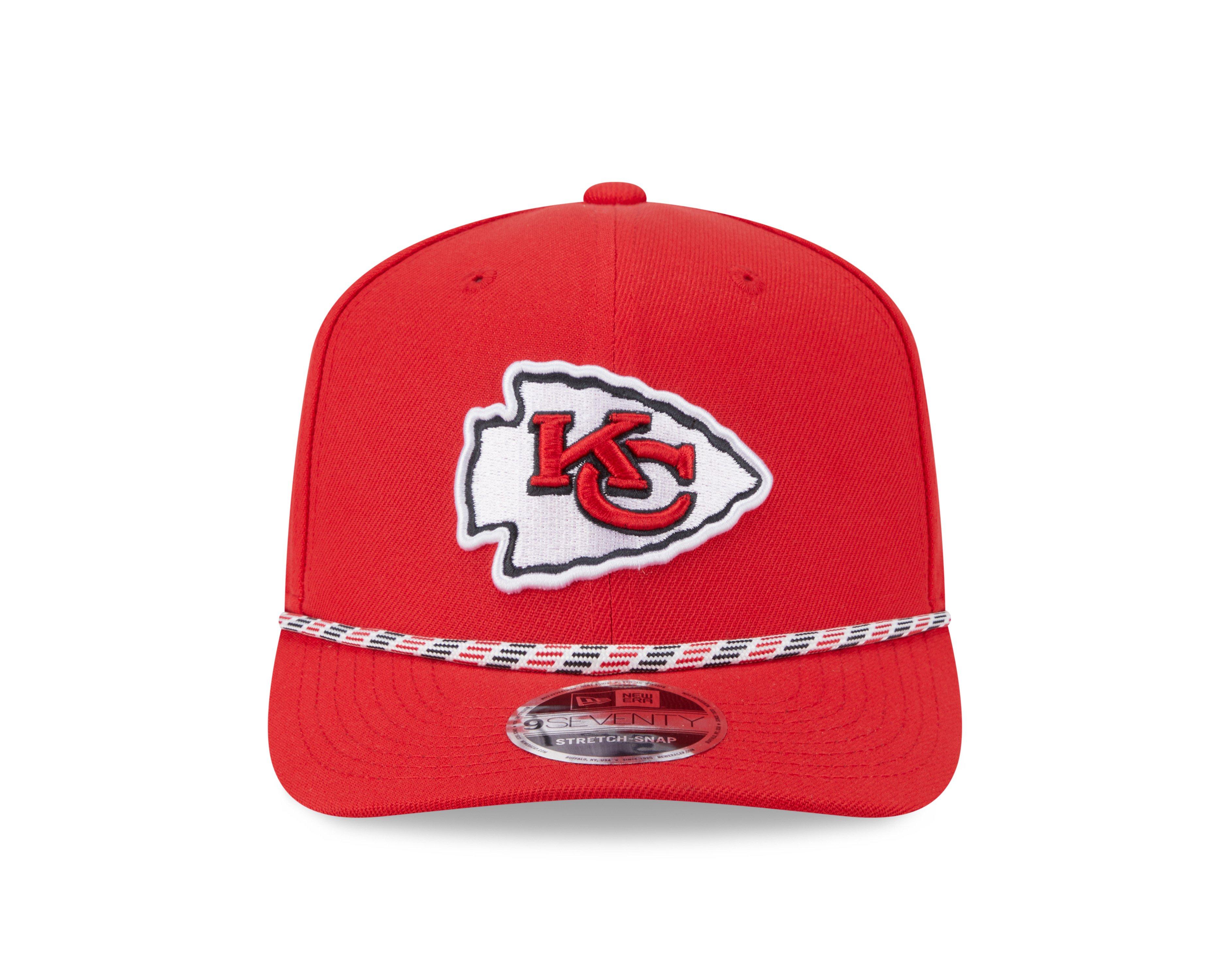 New Era Kansas City Chiefs 9SEVENTY Rope Stretch Snapback Hat-Red