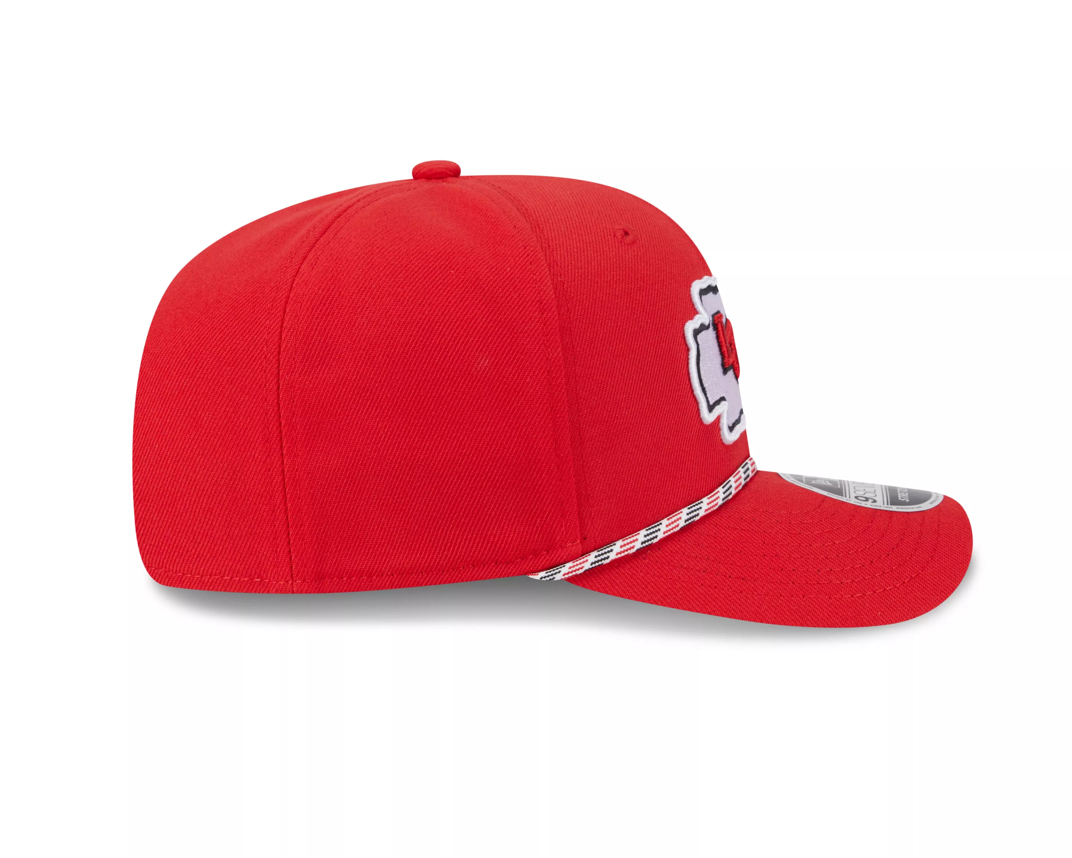 New Era Kansas City Chiefs 9SEVENTY Rope Stretch Snapback Hat-Red - RED