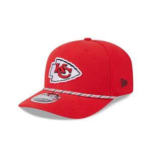 New Era Kansas City Chiefs 9SEVENTY Rope Stretch Snapback Hat-Red