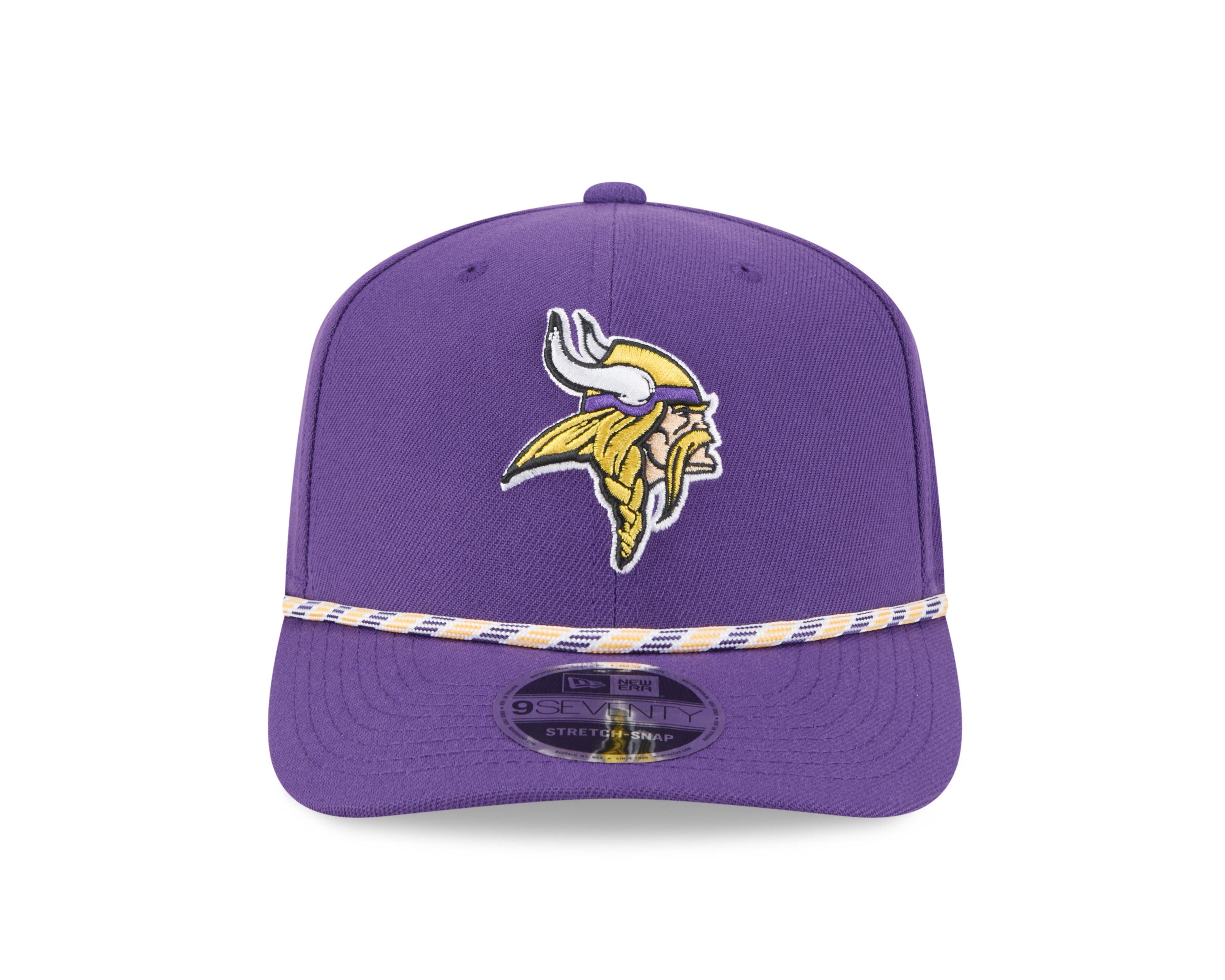 New Era Minnesota Vikings 9SEVENTY Rope Stretch Snapback Hat-Purple