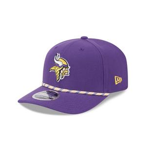 New Era Minnesota Vikings 9SEVENTY Rope Stretch Snapback Hat-Purple