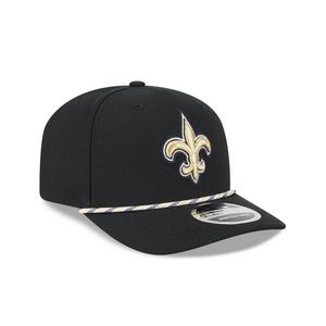 New Era New Orleans Saints 9SEVENTY Rope Stretch Snapback Hat-Black