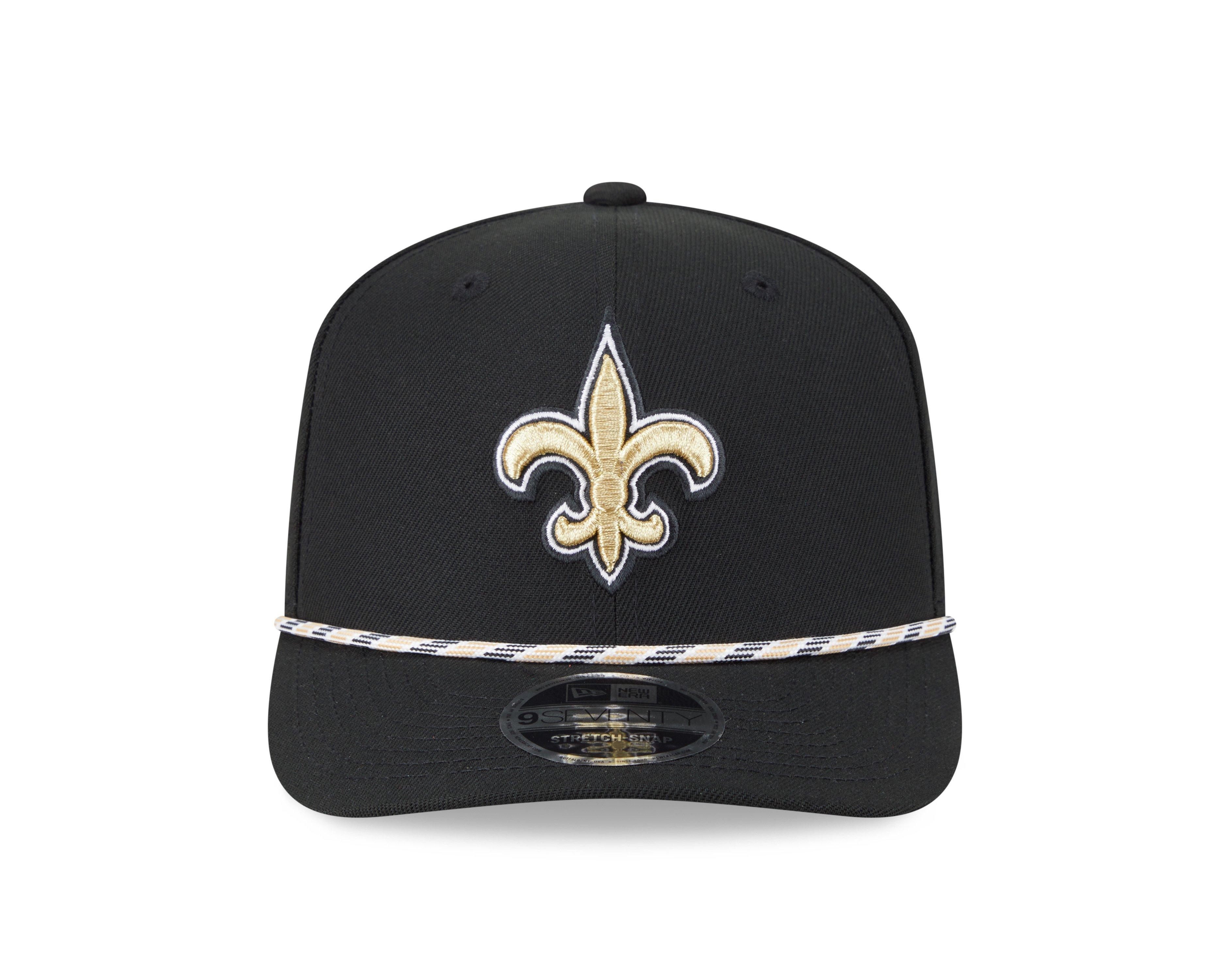 New Era New Orleans Saints 9SEVENTY Rope Stretch Snapback Hat-Black