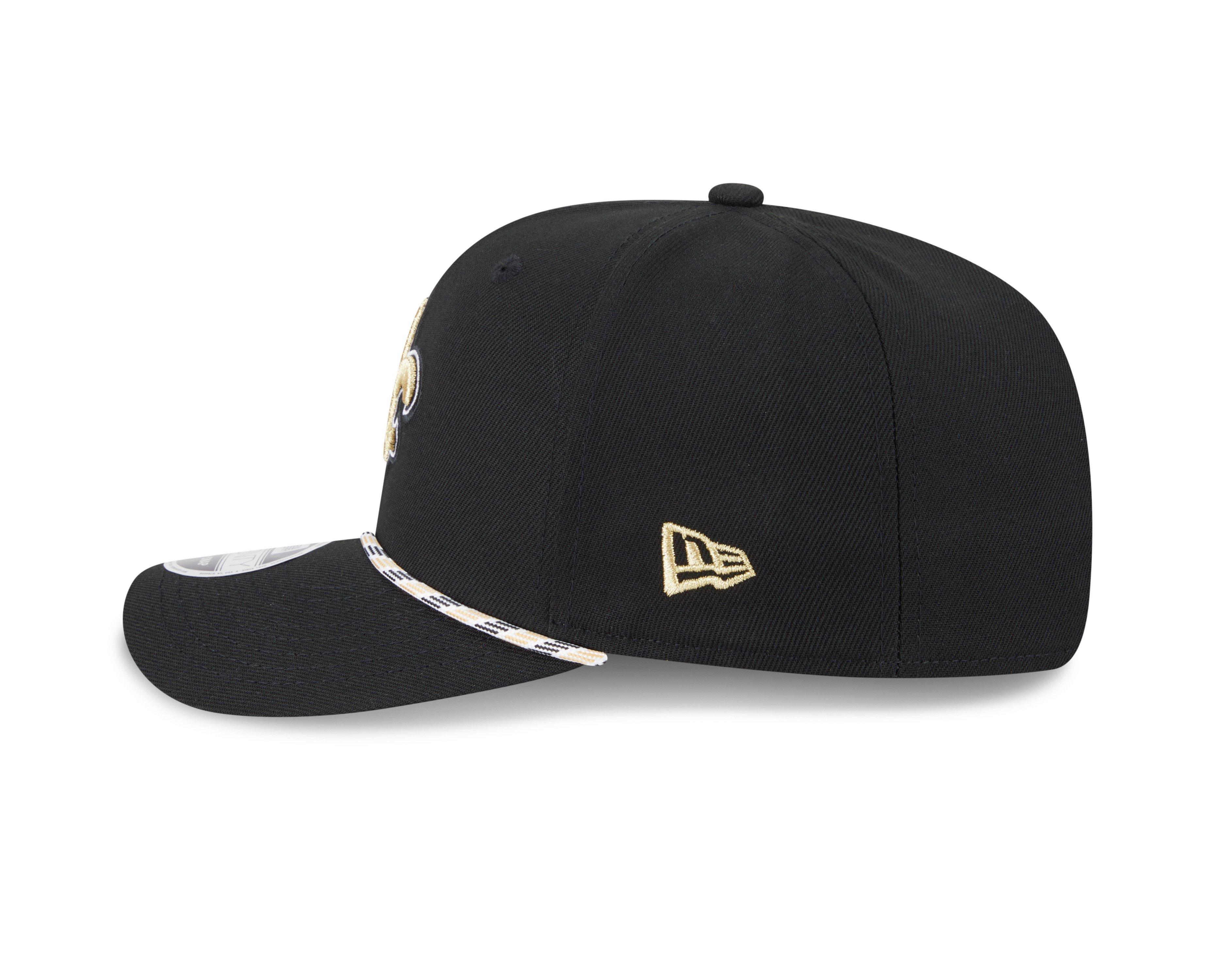 New Era New Orleans Saints 9SEVENTY Rope Stretch Snapback Hat-Black