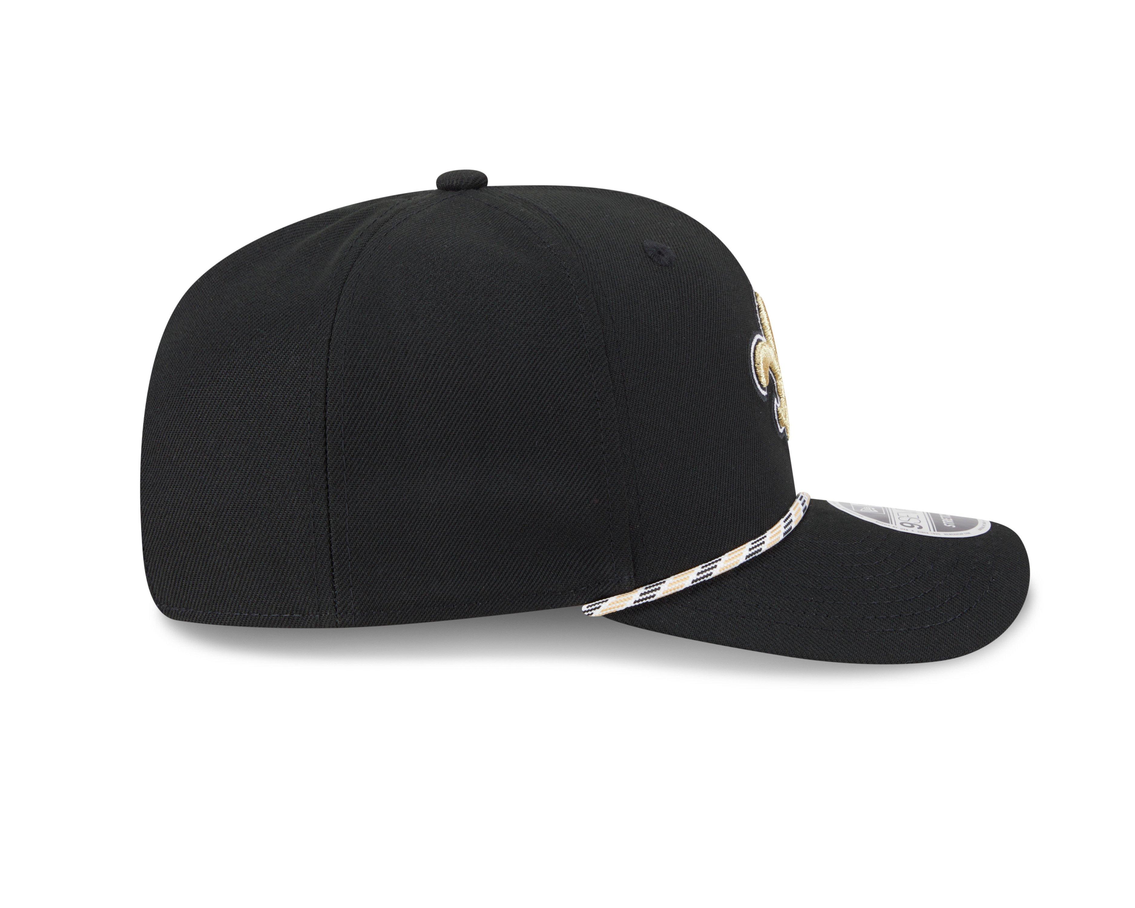New Era New Orleans Saints 9SEVENTY Rope Stretch Snapback Hat-Black