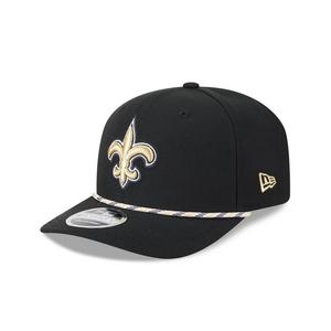 New Era New Orleans Saints 9SEVENTY Rope Stretch Snapback Hat-Black