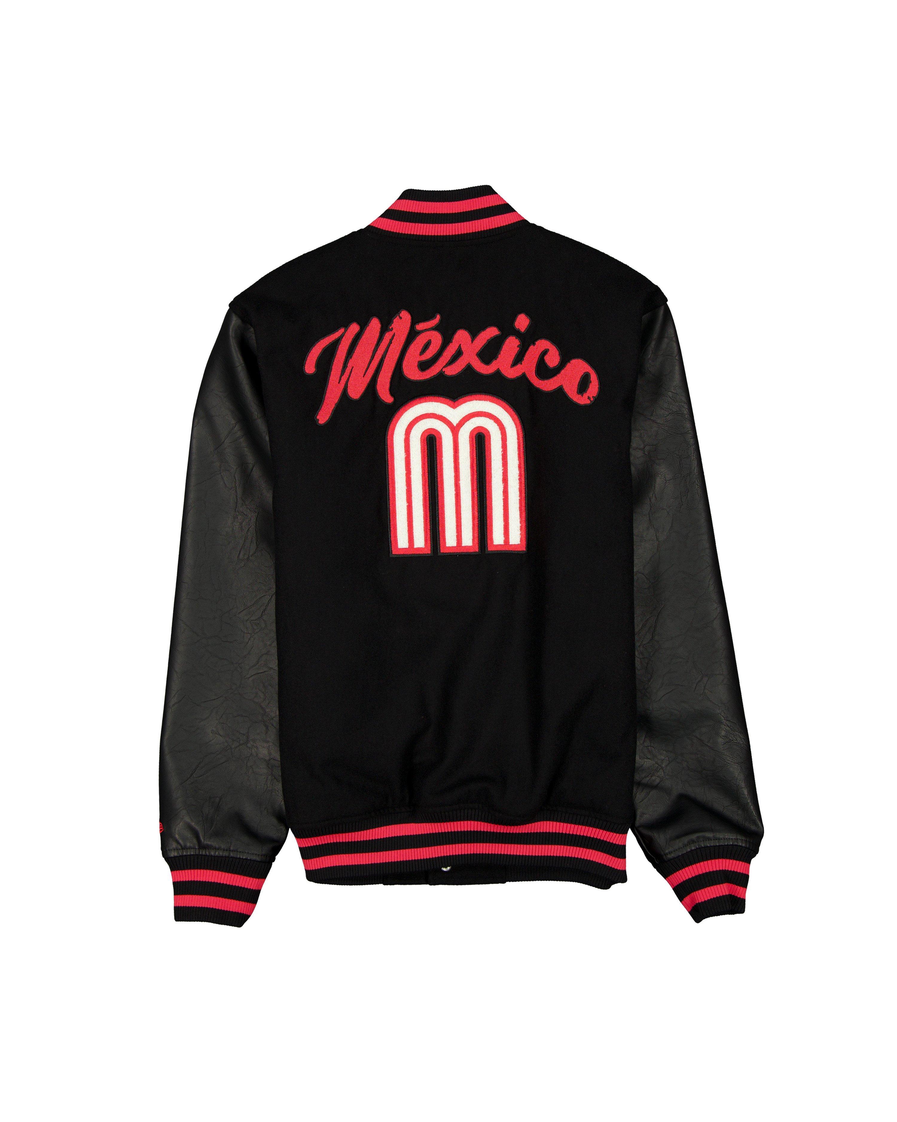 New Era Mexico Bomber Jacket-Black - BLACK Thumbnail View 2