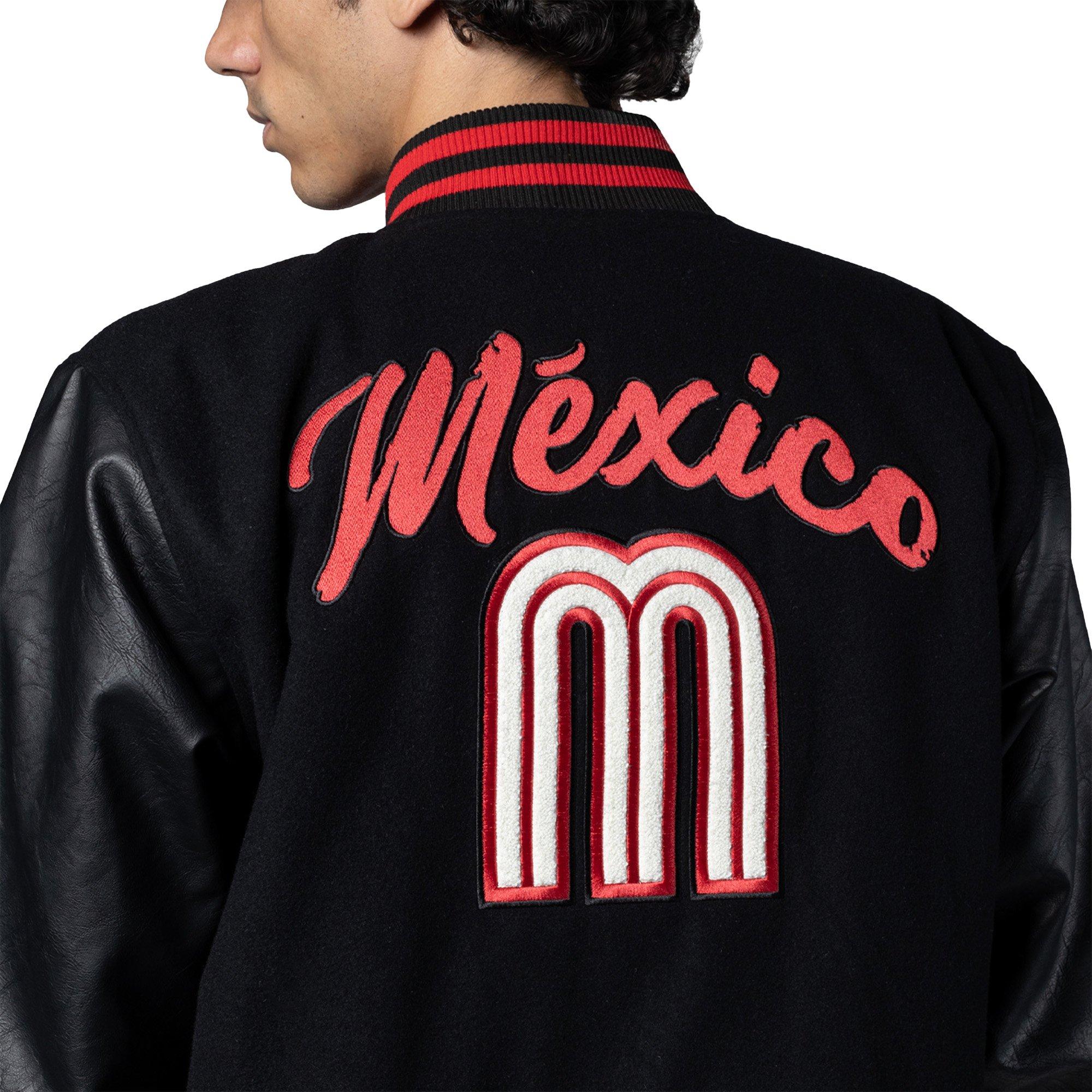New Era Mexico Bomber Jacket-Black - BLACK Thumbnail View 6