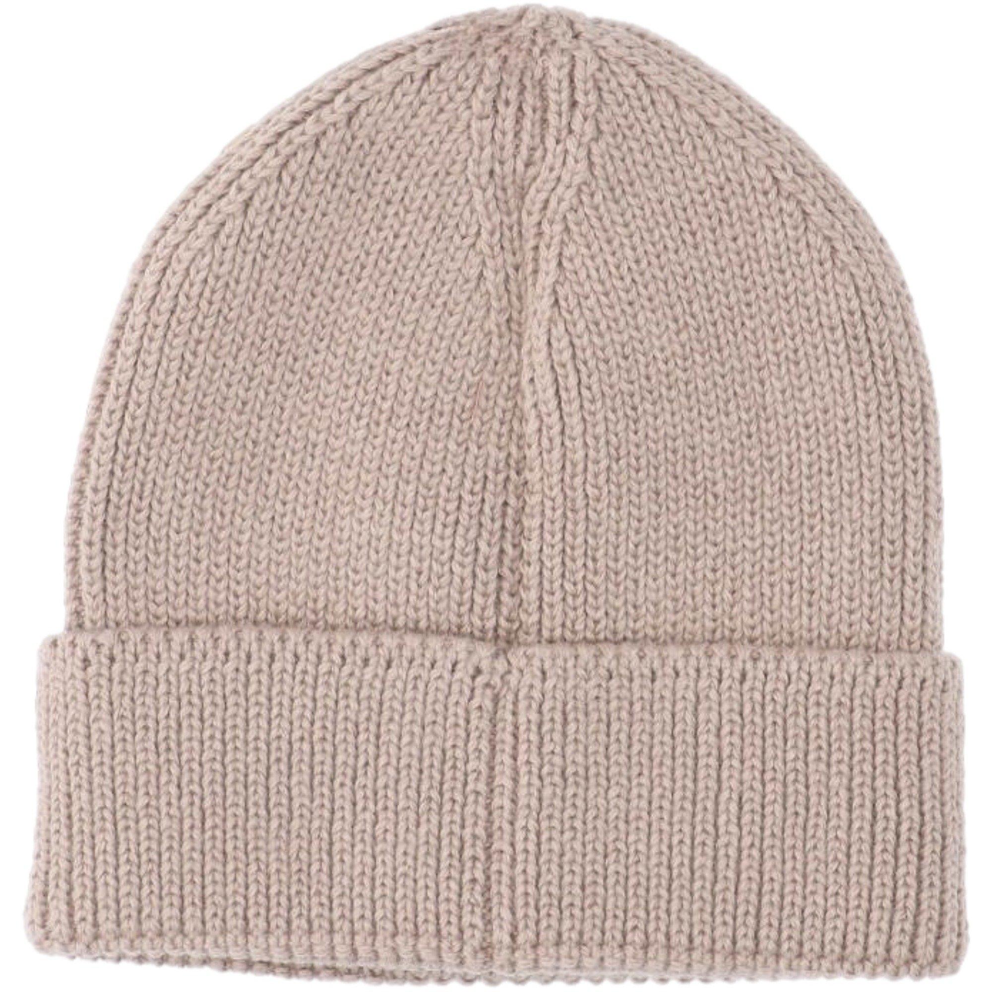 The North Face Logo Box Cuffed Beanie - Mushroom Grey - GREY Thumbnail View 2