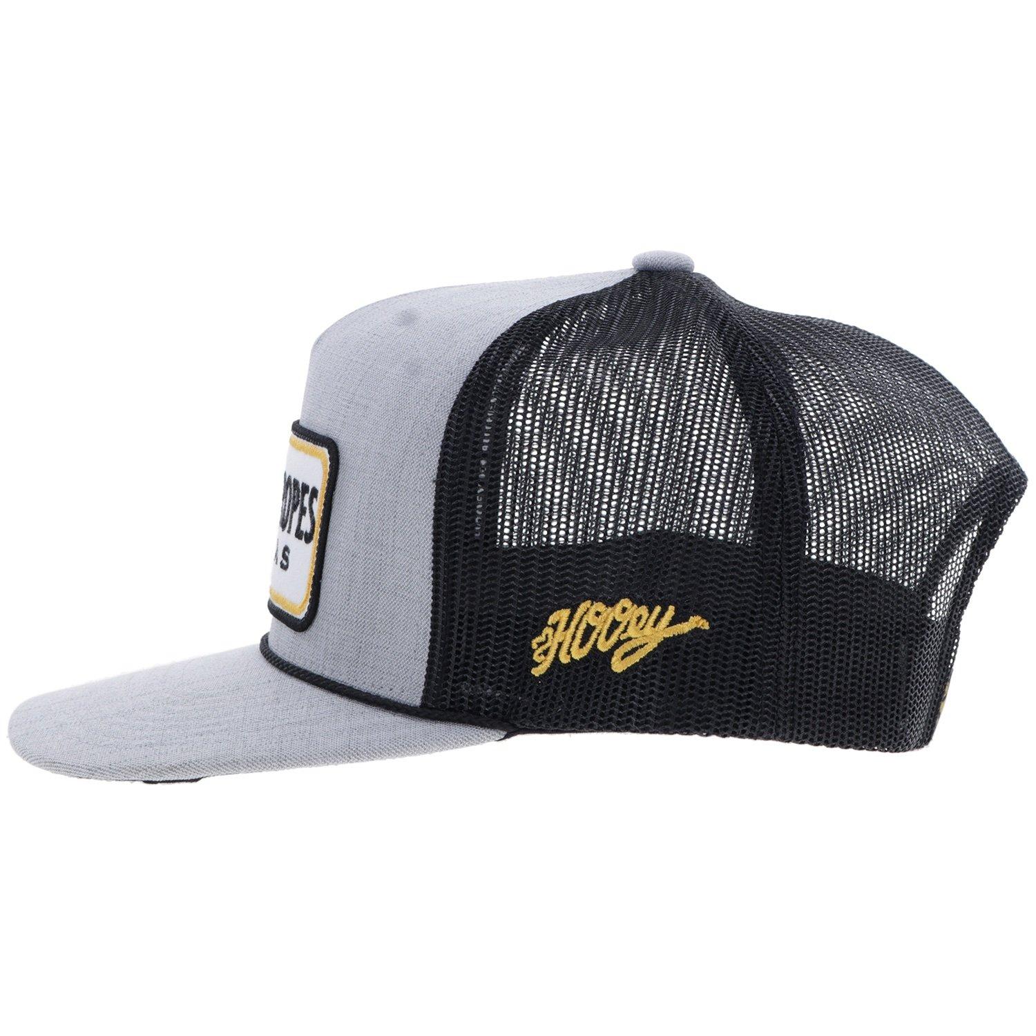 Hooey Trucker Patch Snapback Cap-Grey - GREY Thumbnail View 3