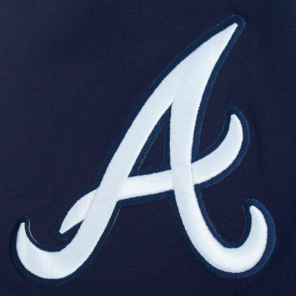 Pro Standard Atlanta Braves Ronald Acuna Jr. Name & Number Short Sleeve Tee-Navy - NAVY Thumbnail View 5
