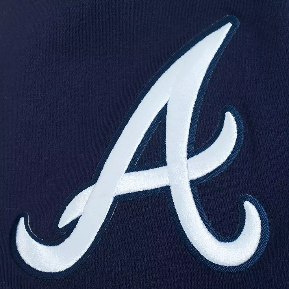 Pro Standard Atlanta Braves Ronald Acuna Jr. Name & Number Short Sleeve Tee-Navy - NAVY