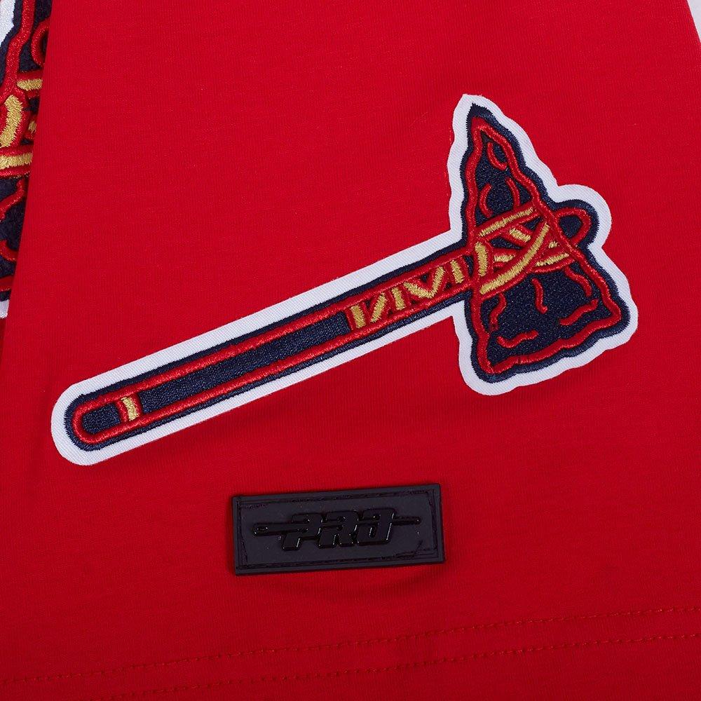 Pro Standard Atlanta Braves Ronald Acuna Jr. Name & Number Short Sleeve Tee-Red - RED Thumbnail View 6