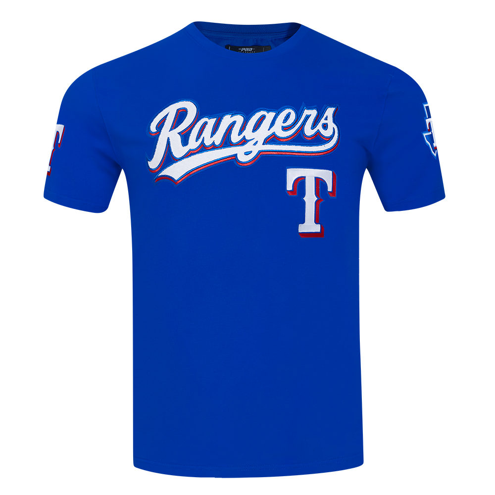 Pro Standard Texas Rangers Corey Seager Name & Number Short Sleeve Tee-Royal - ROYAL Thumbnail View 1