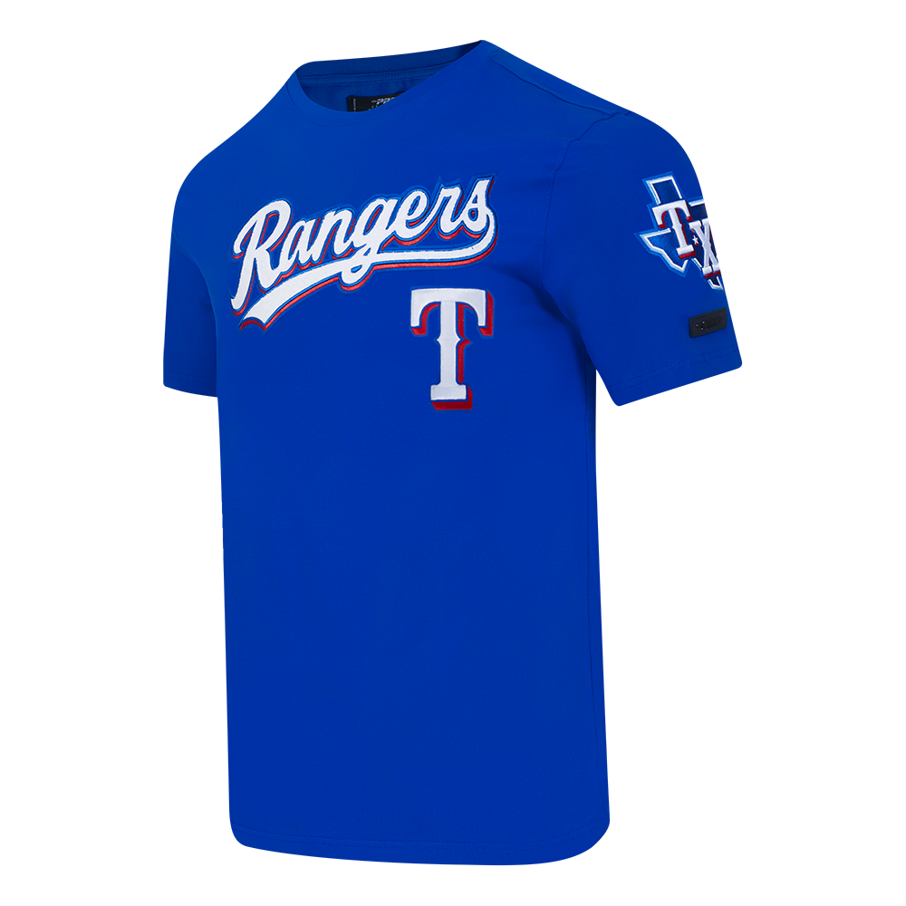 Pro Standard Texas Rangers Corey Seager Name & Number Short Sleeve Tee-Royal - ROYAL Thumbnail View 3