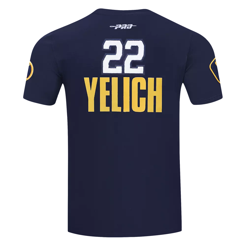 Pro Standard Milwaukee Brewers Christian Yelich Classic Short Sleeve Tee-Navy - NAVY