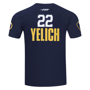 Pro Standard Milwaukee Brewers Christian Yelich Classic Short Sleeve Tee-Navy