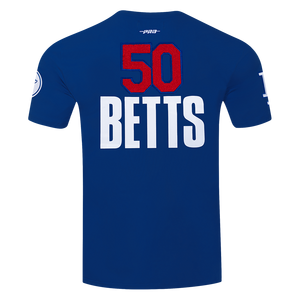 Pro Standard Los Angeles Dodgers Mookie Betts #50 Classic Short Sleeve Tee-Royal