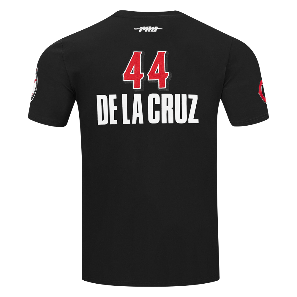 Pro Standard Cincinnati Reds Elly de la Cruz #44 Short Sleeve Tee-Black - BLACK Thumbnail View 2