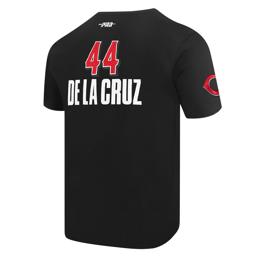 Pro Standard Cincinnati Reds Elly de la Cruz #44 Short Sleeve Tee-Black - BLACK Thumbnail View 4