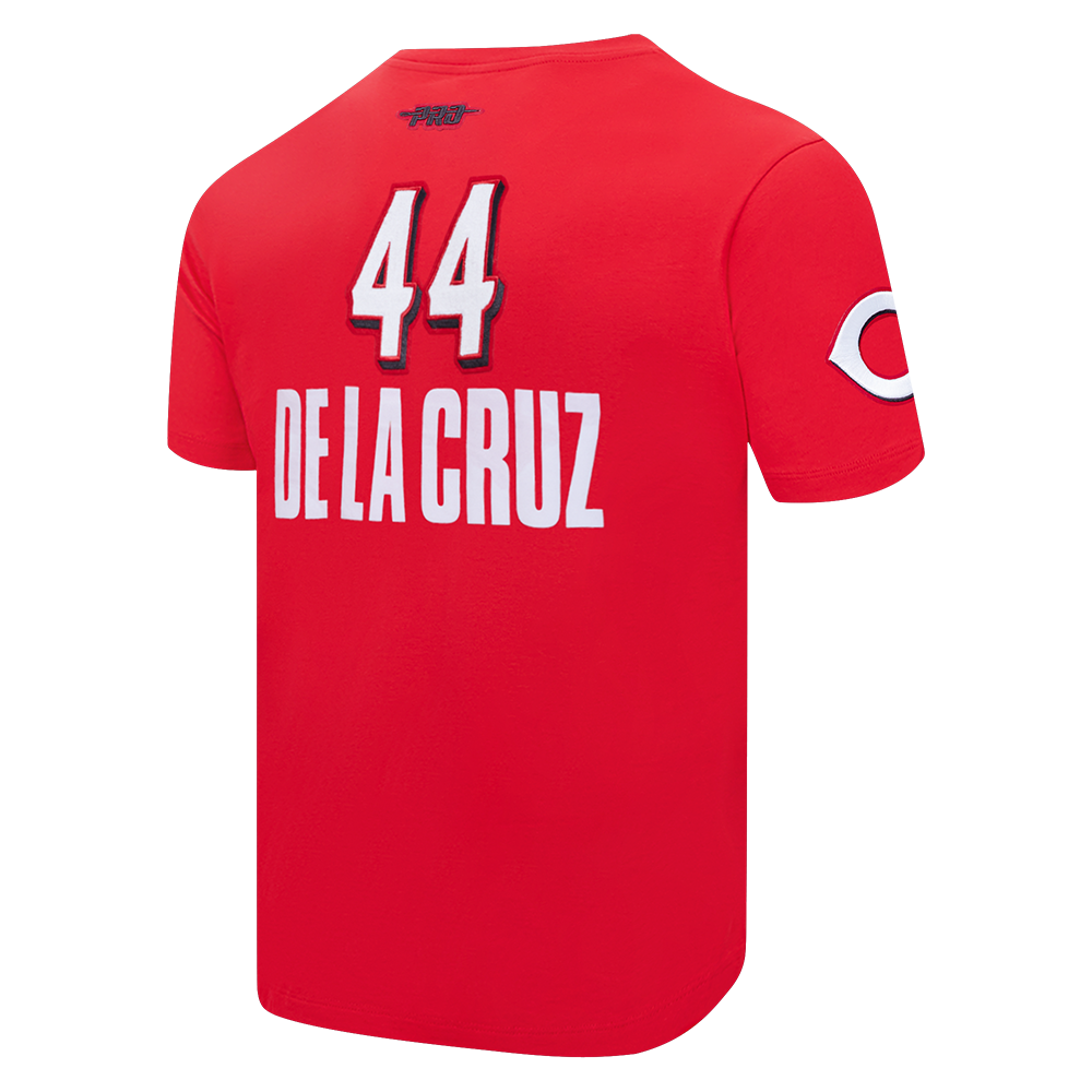 Pro Standard Cincinnati Reds Elly de la Cruz #44 Short Sleeve Tee-Red - RED Thumbnail View 4